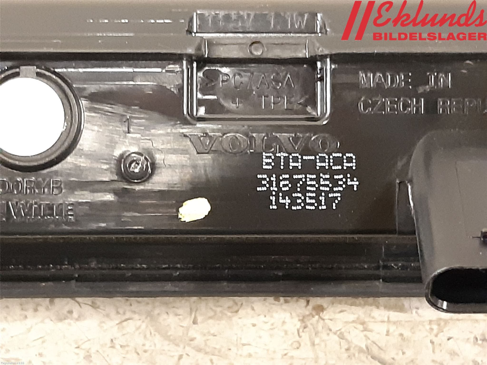 Volvo V90 CROSS COUNTRY 17->> Bakluckehandtag