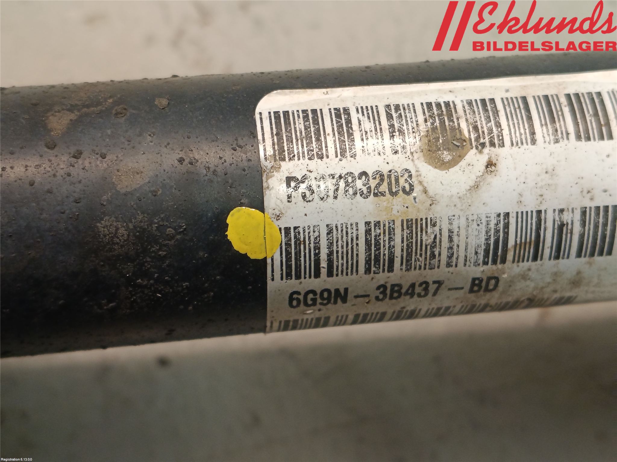 Volvo V70 08-13 Drivaxel Fram Vänster