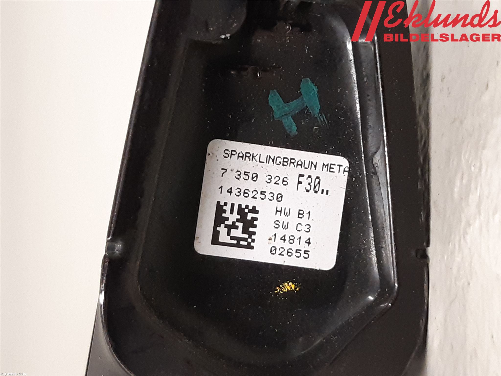 BMW 4 F32/F33/F82/F83 13-20 Dörrhandtag Yttre Hö