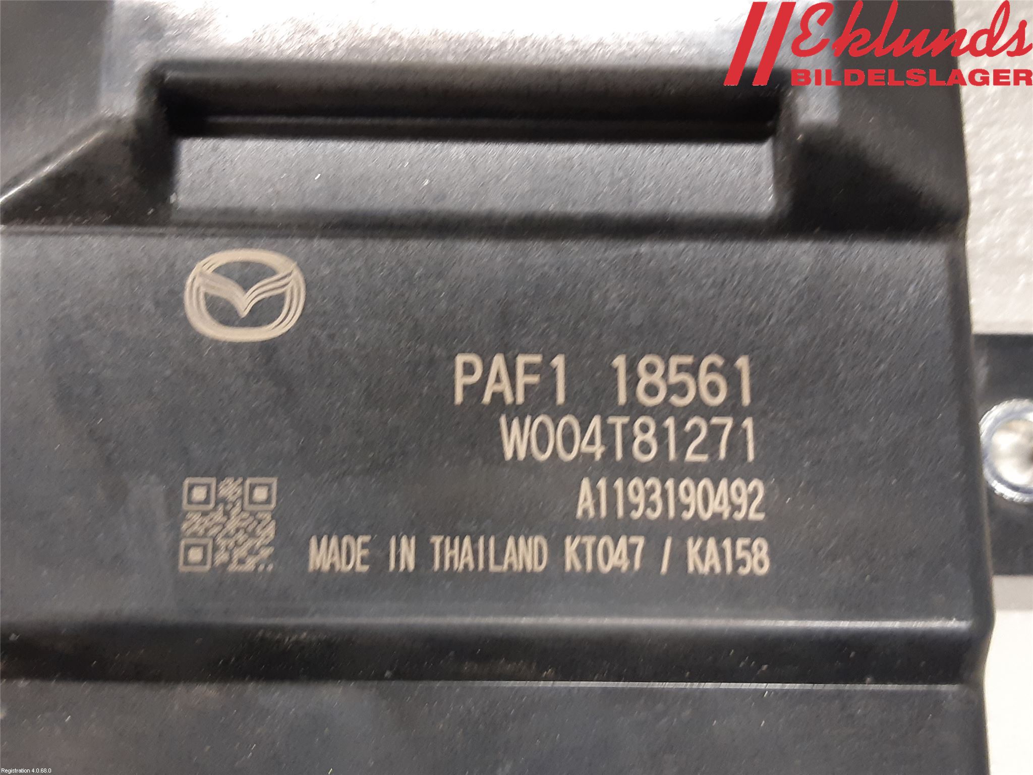 Mazda CX-30 20- Styrenhet Bränslepump