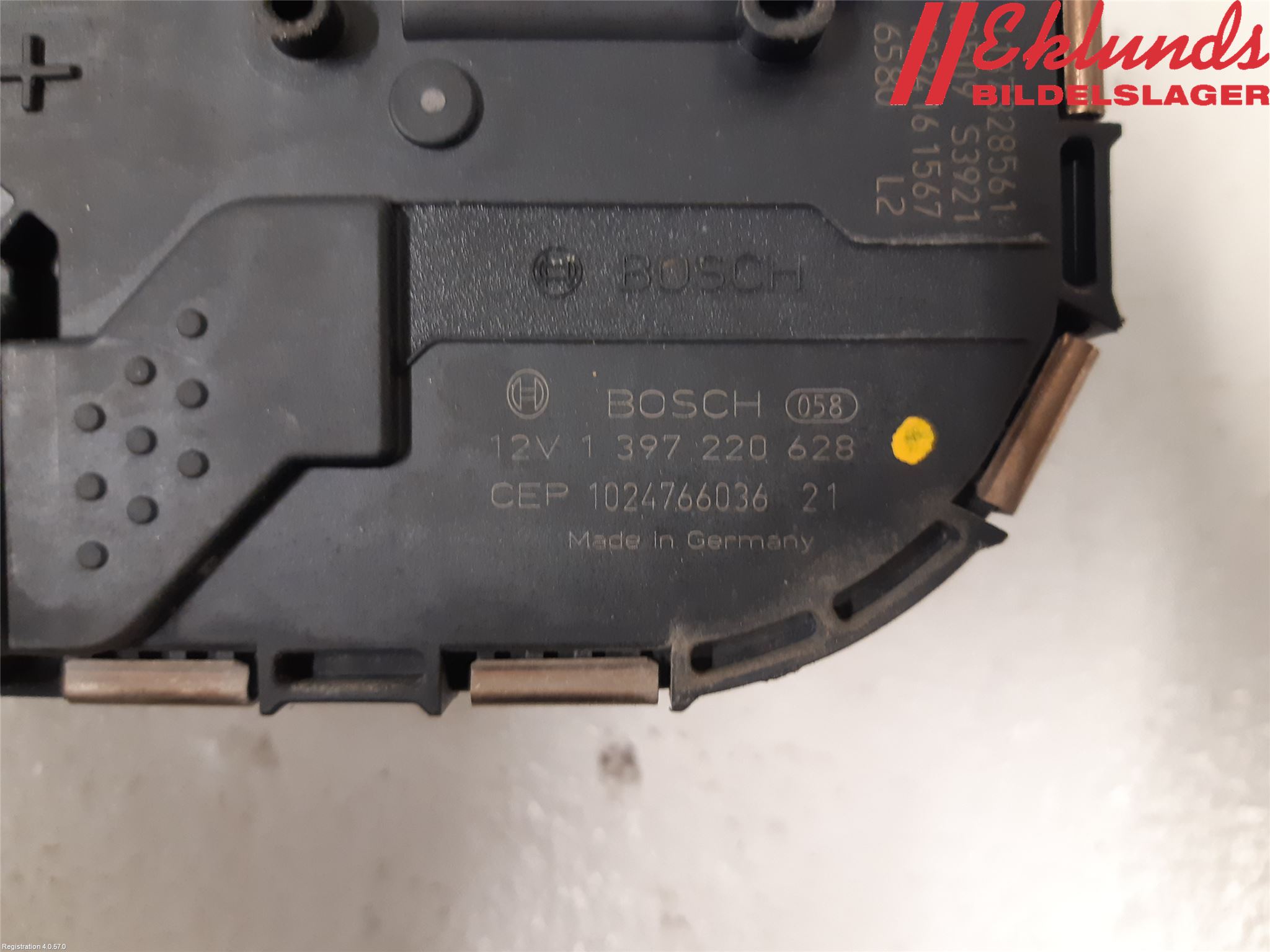 Volvo S60 11-13 Torkarmotor Vindruta