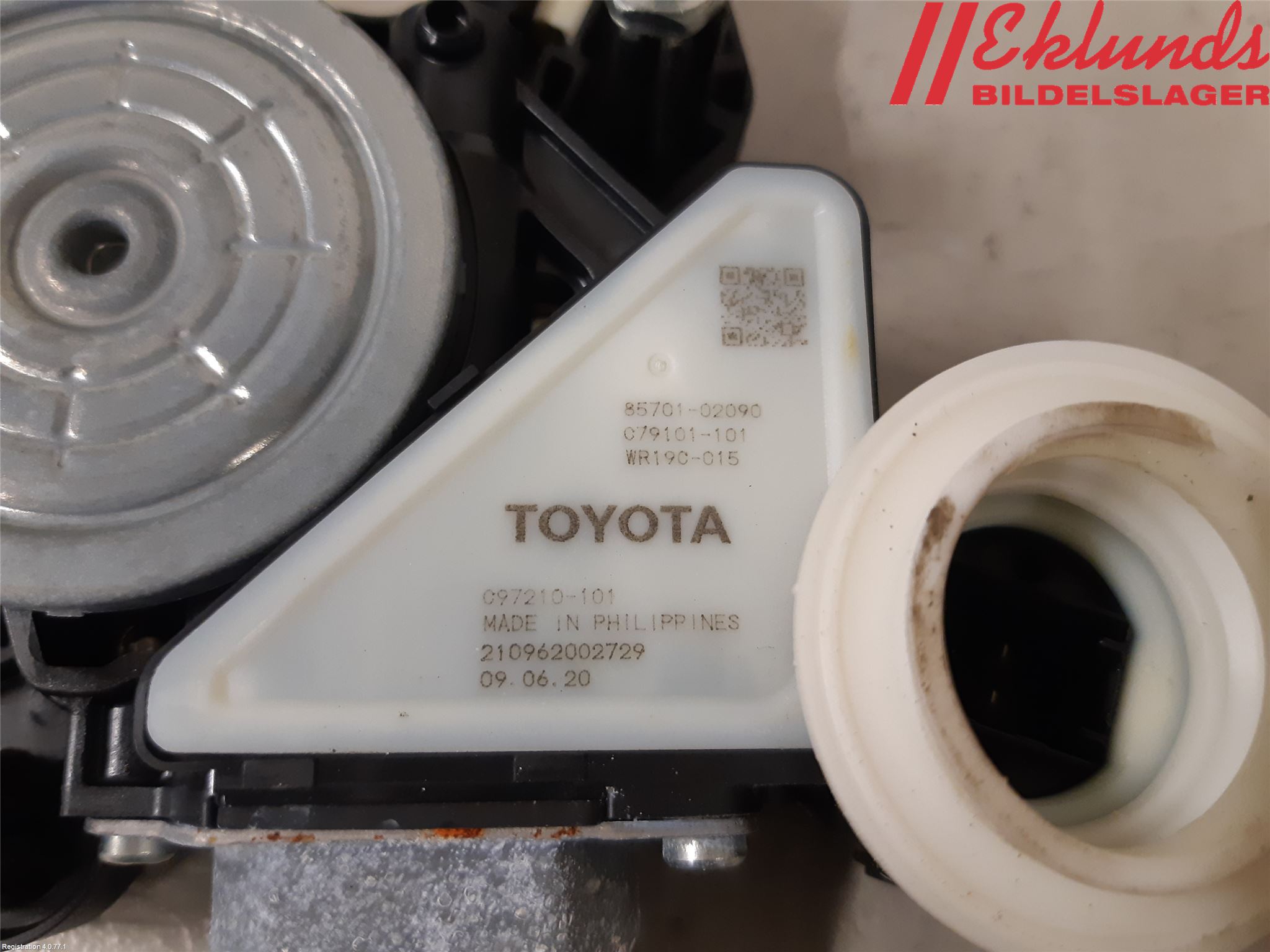 Toyota COROLLA 19- Fönsterhiss El Kompl