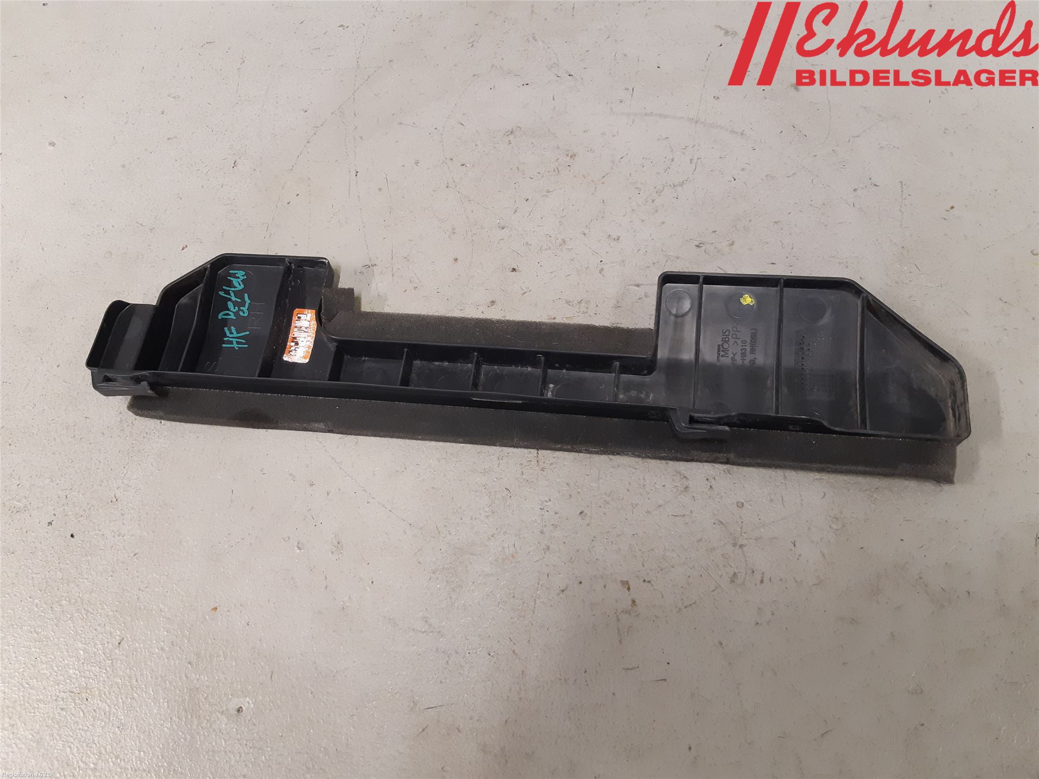 Kia STONIC 18->> Deflektor Plåt-Plast Kylning