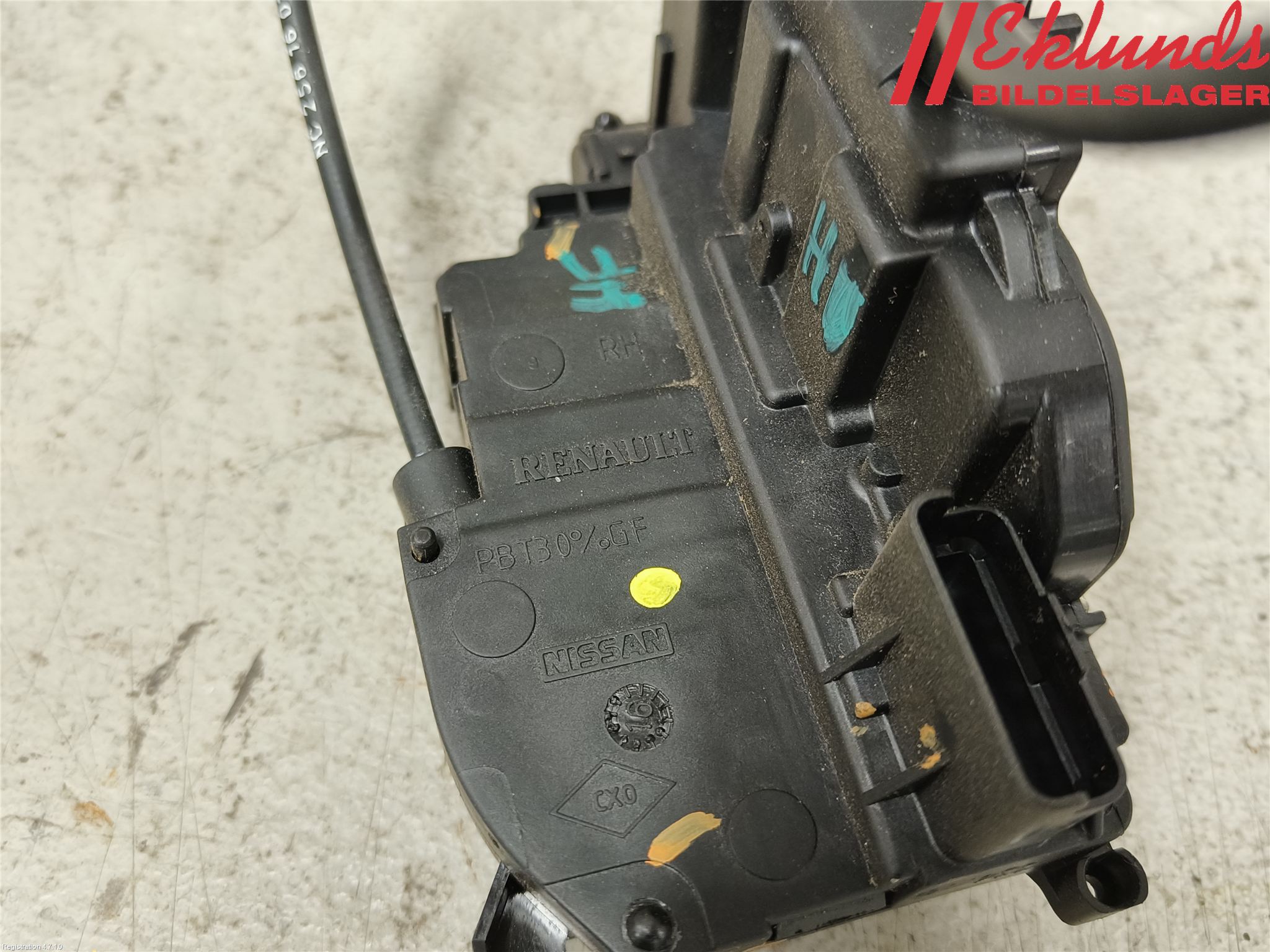 Renault MASTER III 15-20 Låskista-Dörrlås