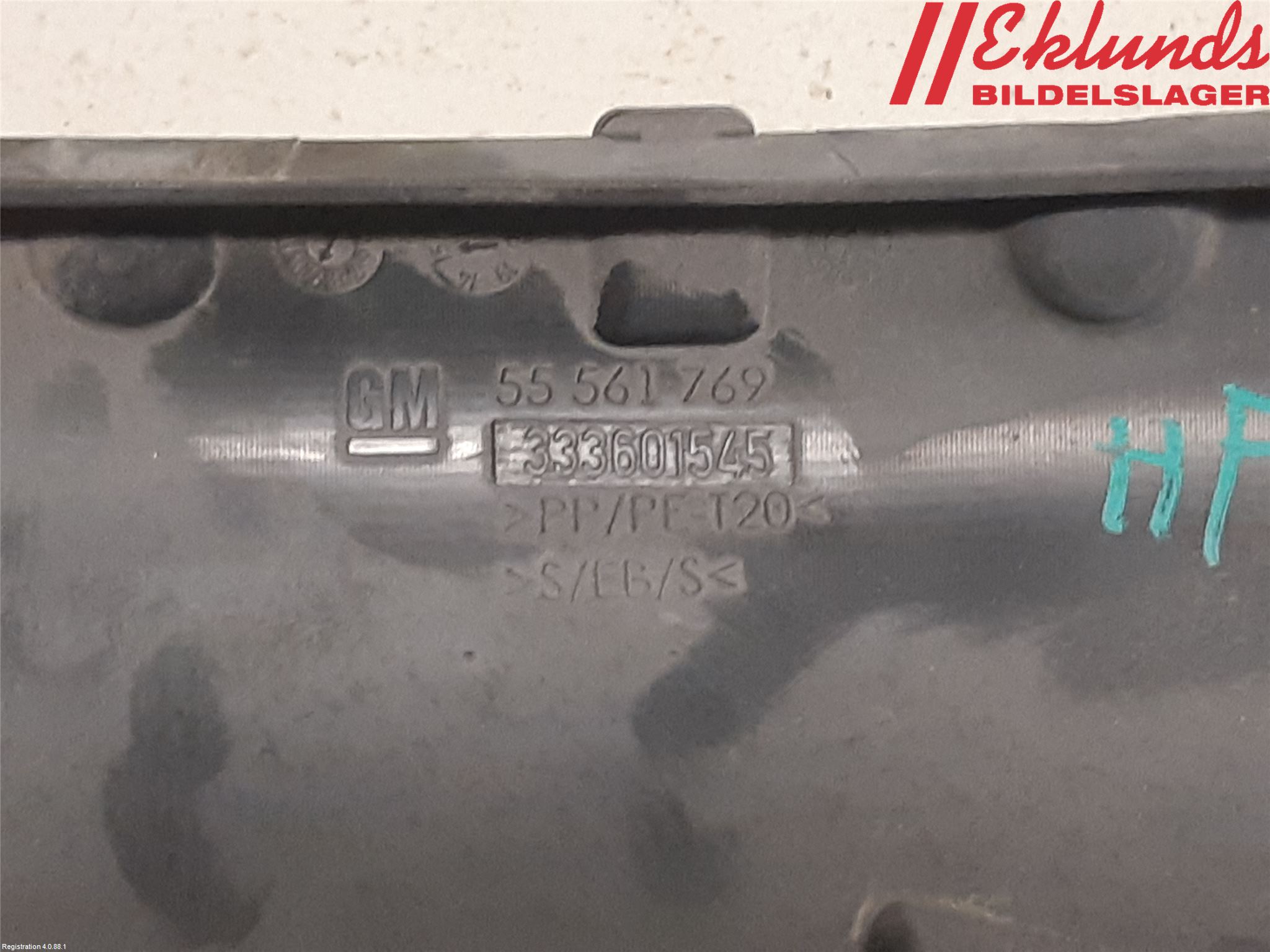 Opel INSIGNIA 09-16 Deflektor Plåt-Plast Kylning