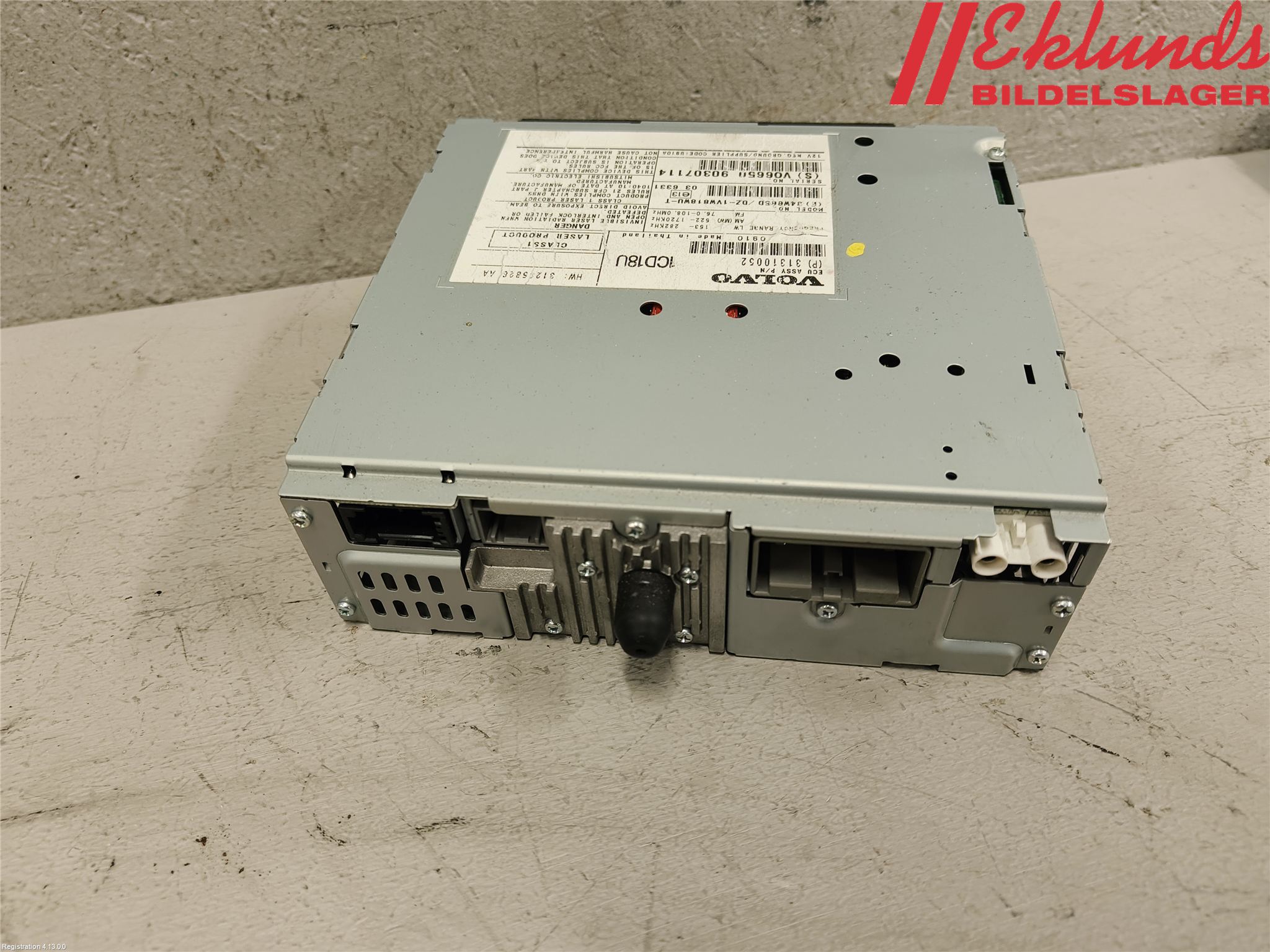 Volvo S40 08-12 Cd Radio - Multimediapanel
