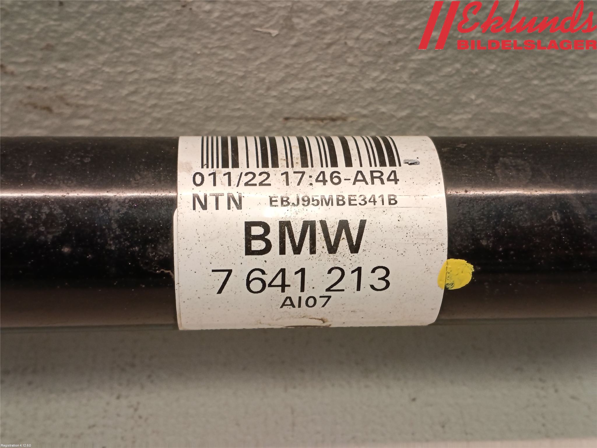 BMW i3 I01 13-22 Drivaxel Bak Vänster