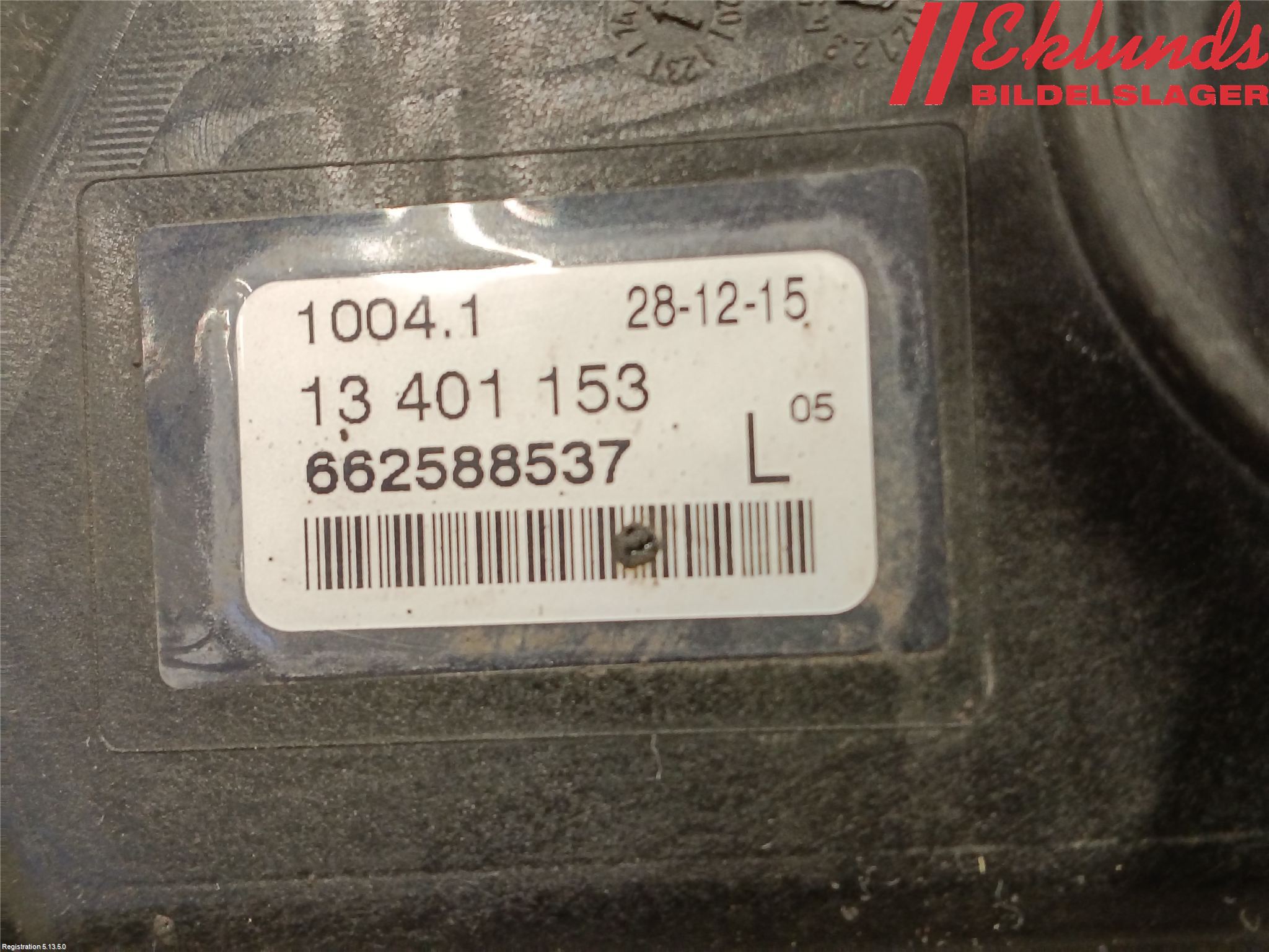Opel ASTRA K 16-22 Dimljus-Varselljus Fram