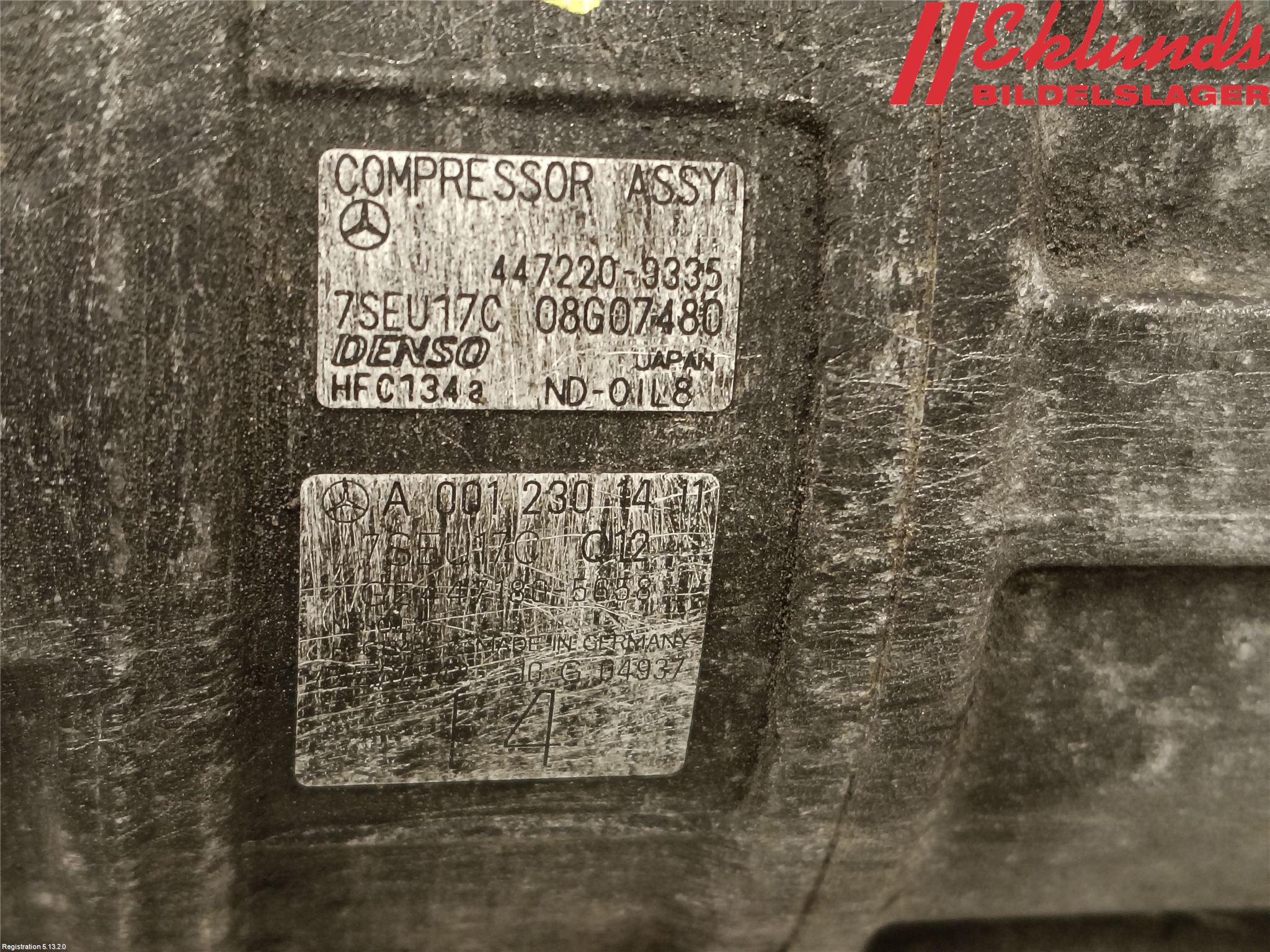 Mercedes-Benz MB E-KLASS (W211) 02-09 Ac Kompressor