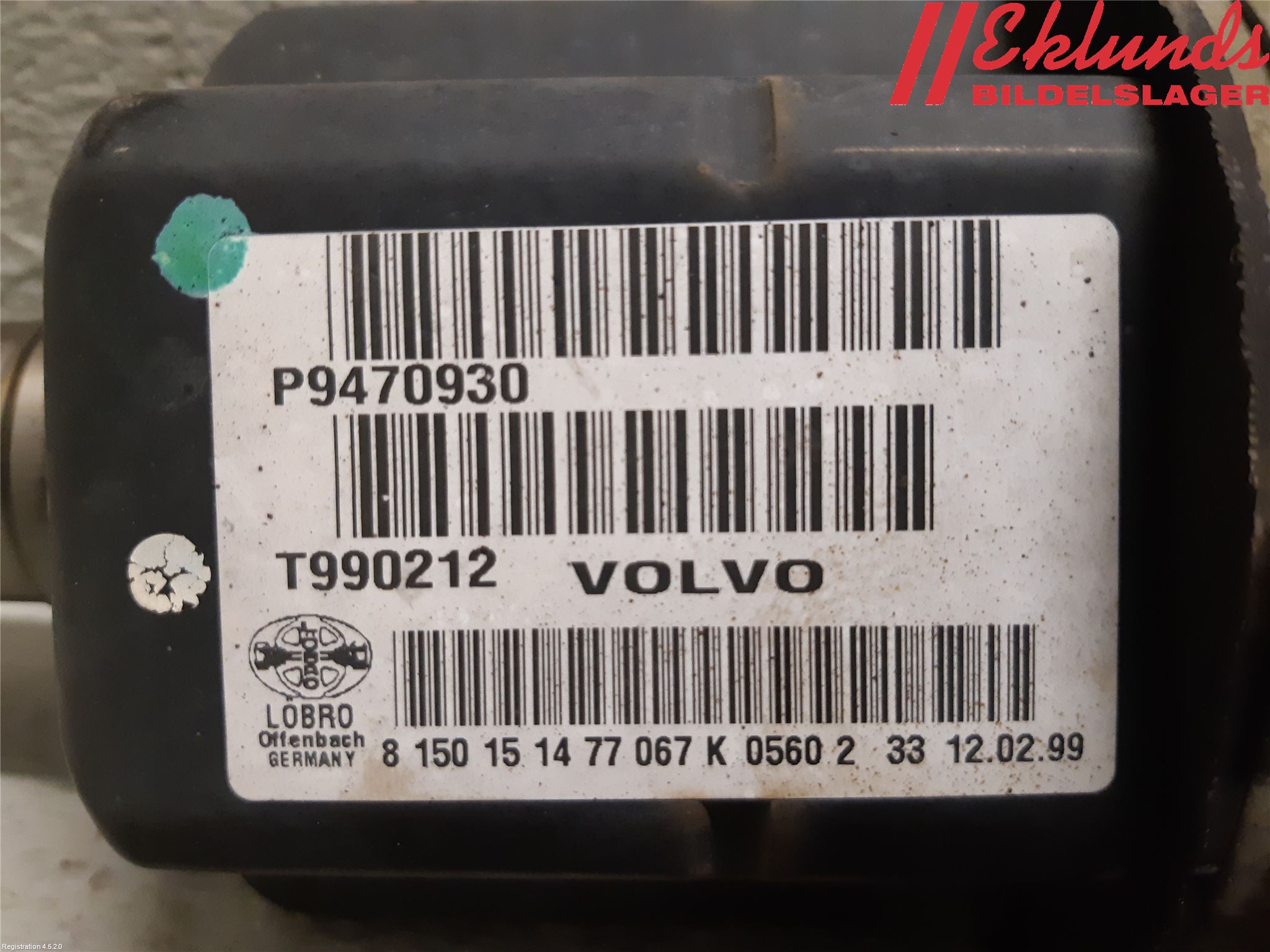 Volvo S80 99-03 Drivaxel Fram Vänster