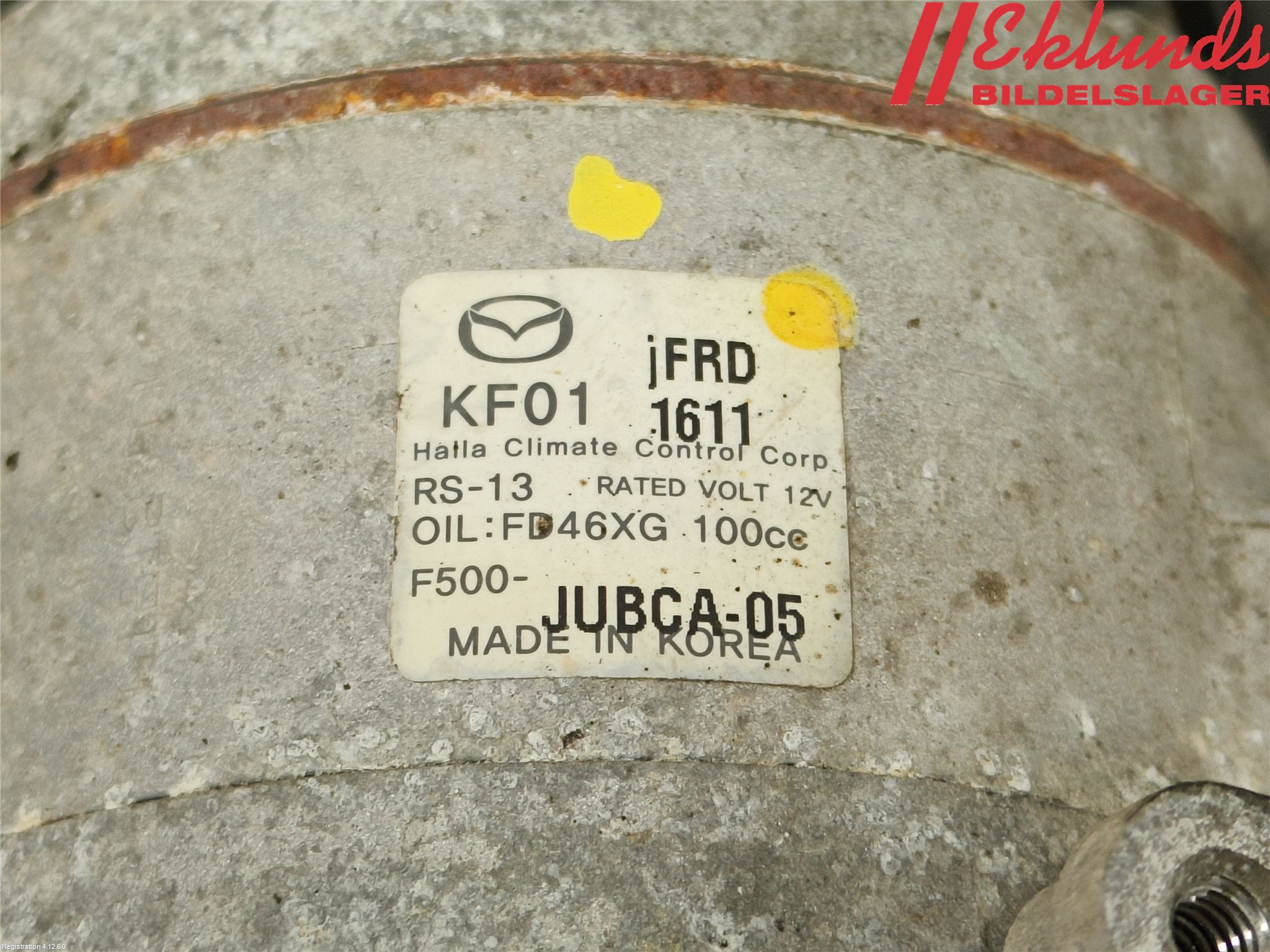 Mazda 3 III 14-19 Ac Kompressor