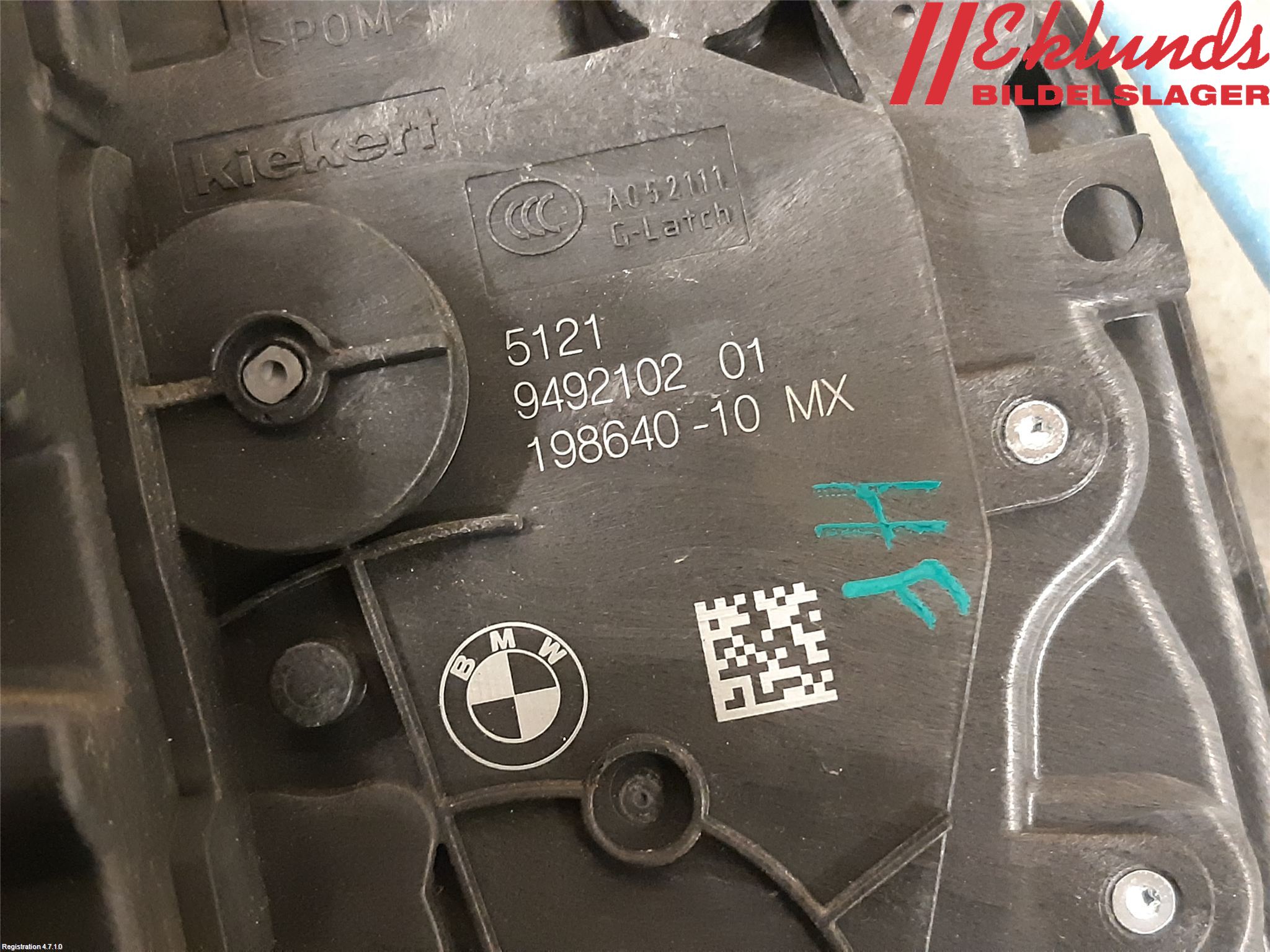 BMW X3 G01 18- Låskista-Dörrlås