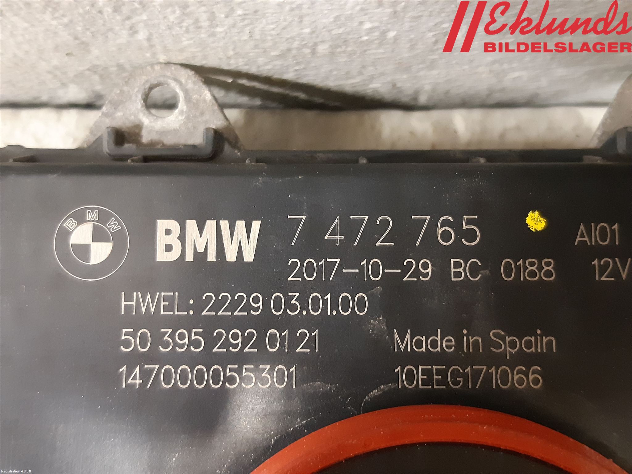 BMW 5 G30/G31/F90 17-23 Styrenhet Strålkastare