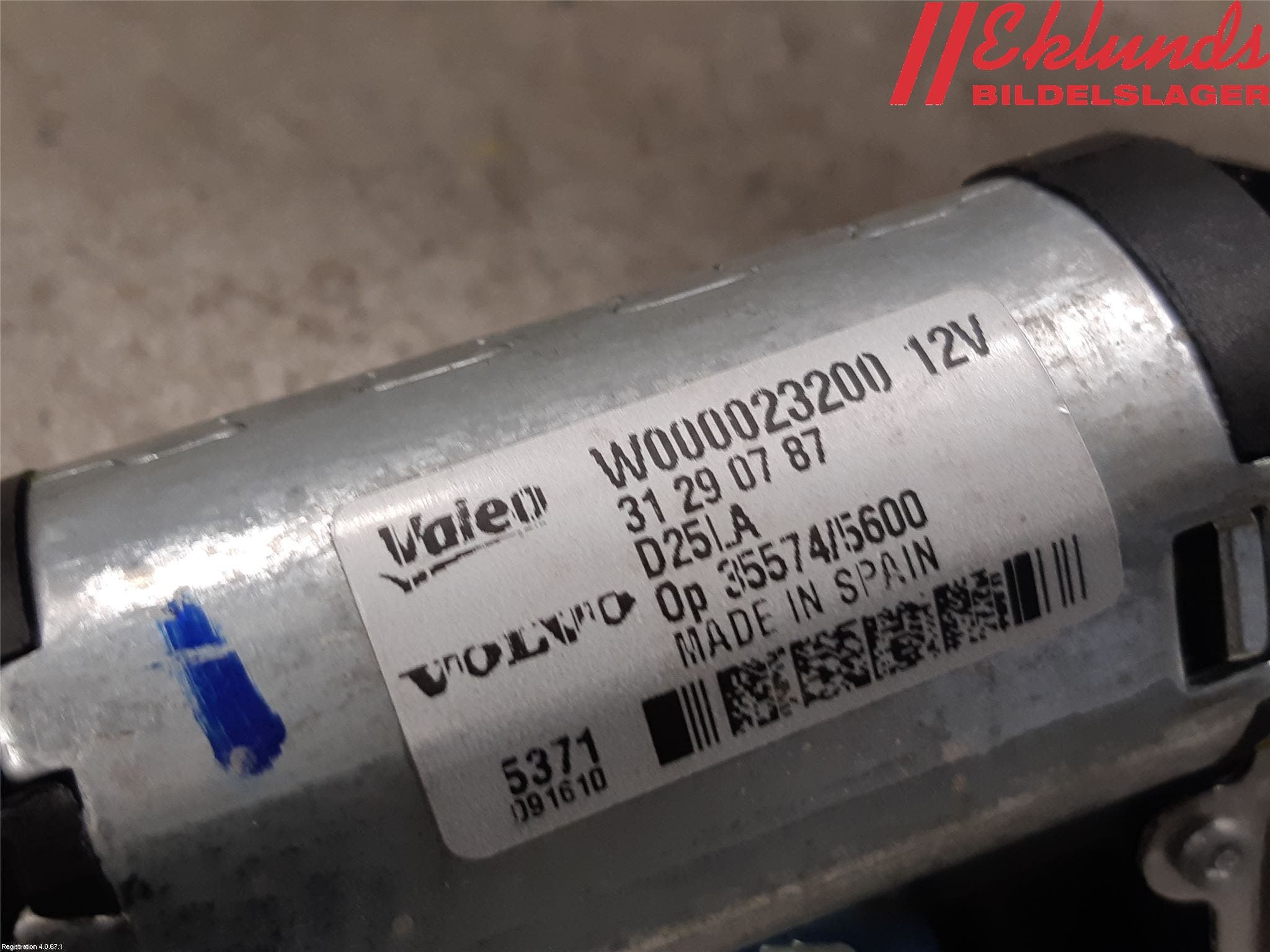 Volvo V70 08-13 Torkarmotor Baklucka