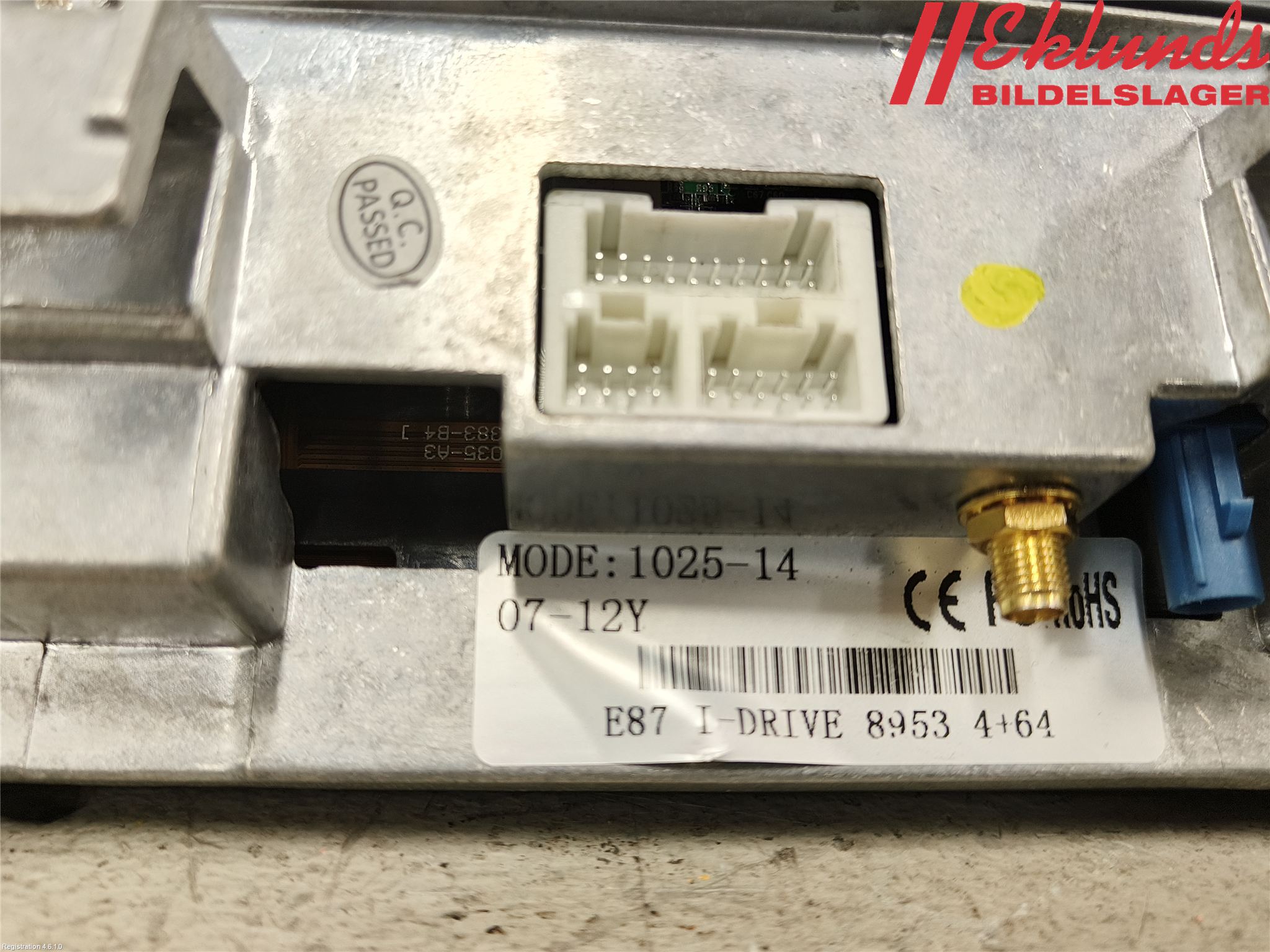 BMW 1 E87/81 5D/3D 03-11 Bildskärm