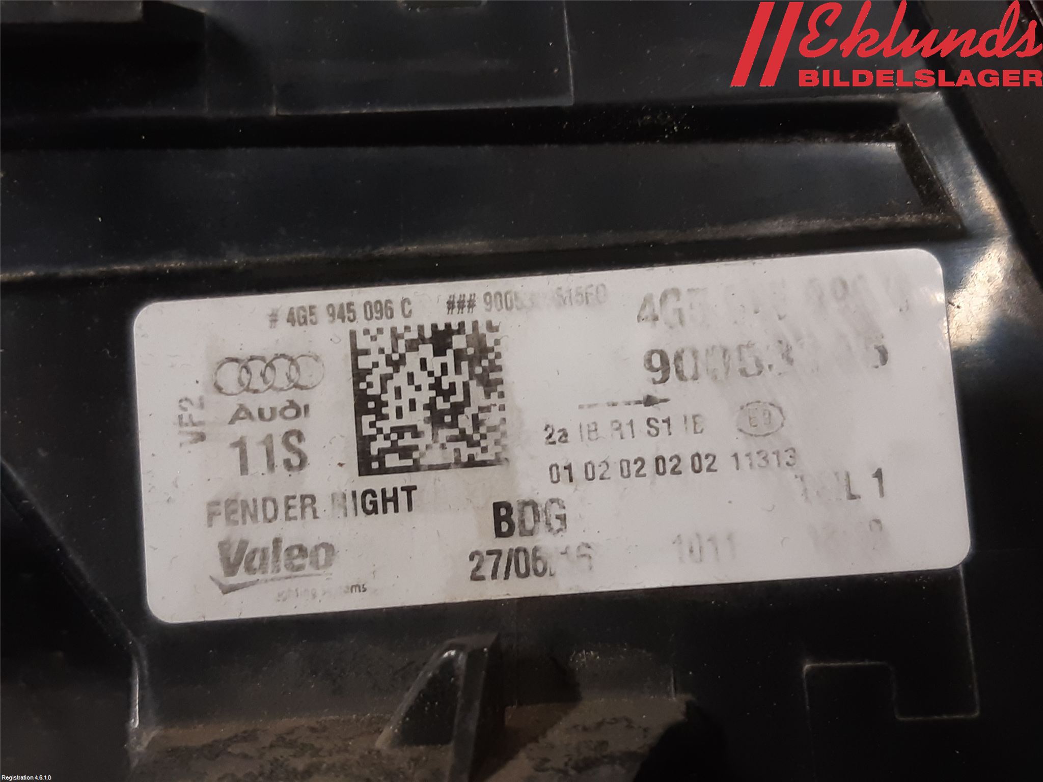 Audi A6/S6 4G 11-18 Bakljus Höger