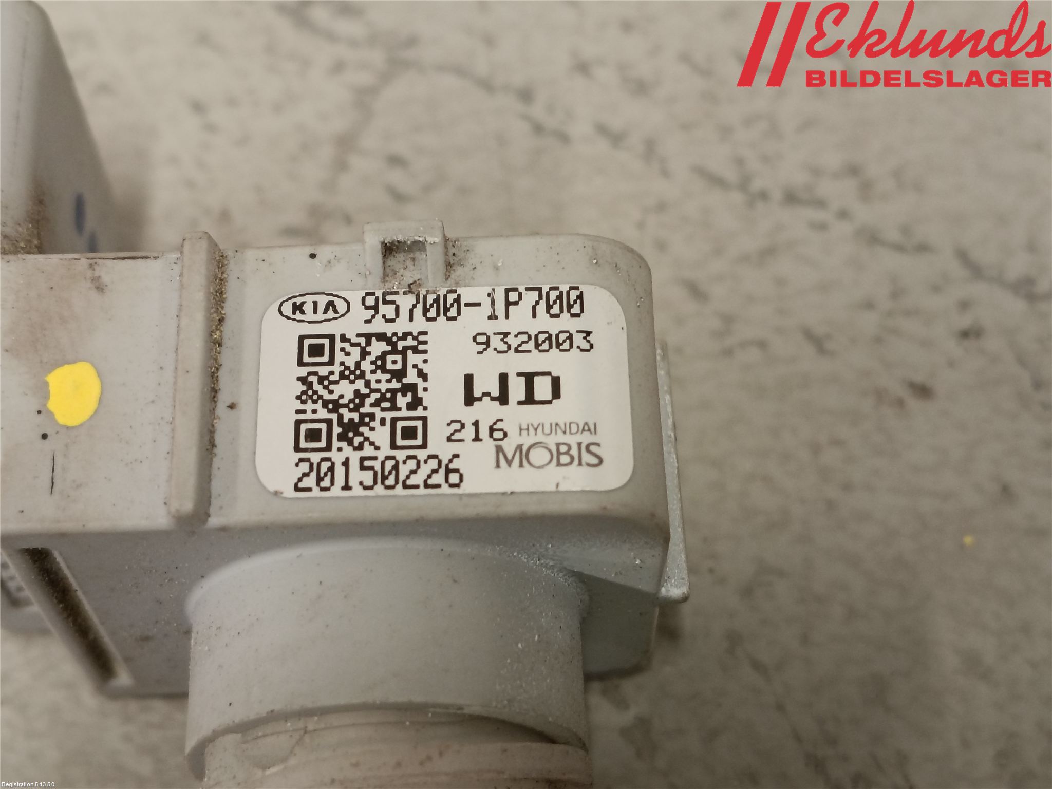 Kia VENGA 10-19 Parkeringshjälp Backsensor