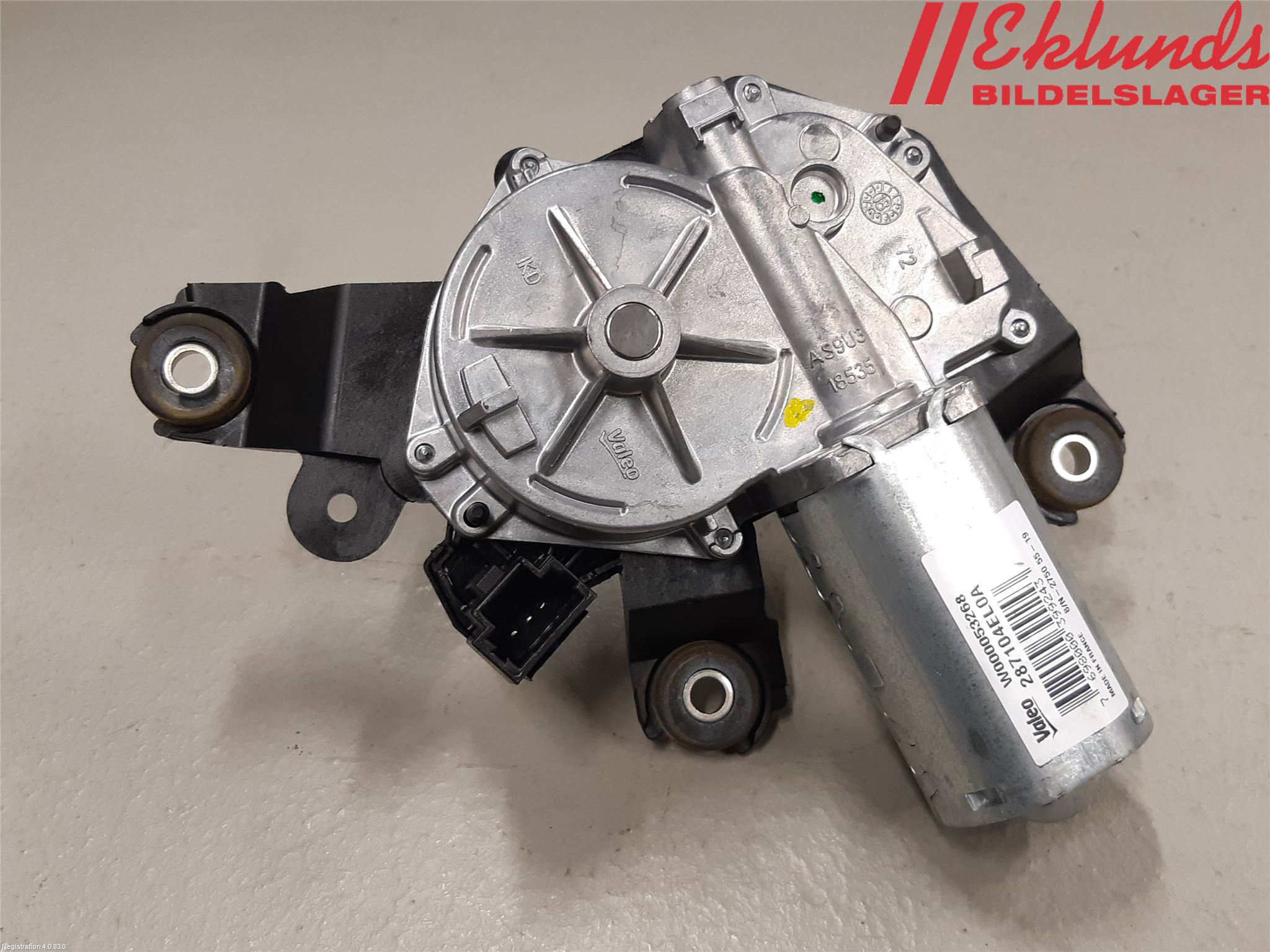 Nissan QASHQAI 17-21 Torkarmotor Baklucka