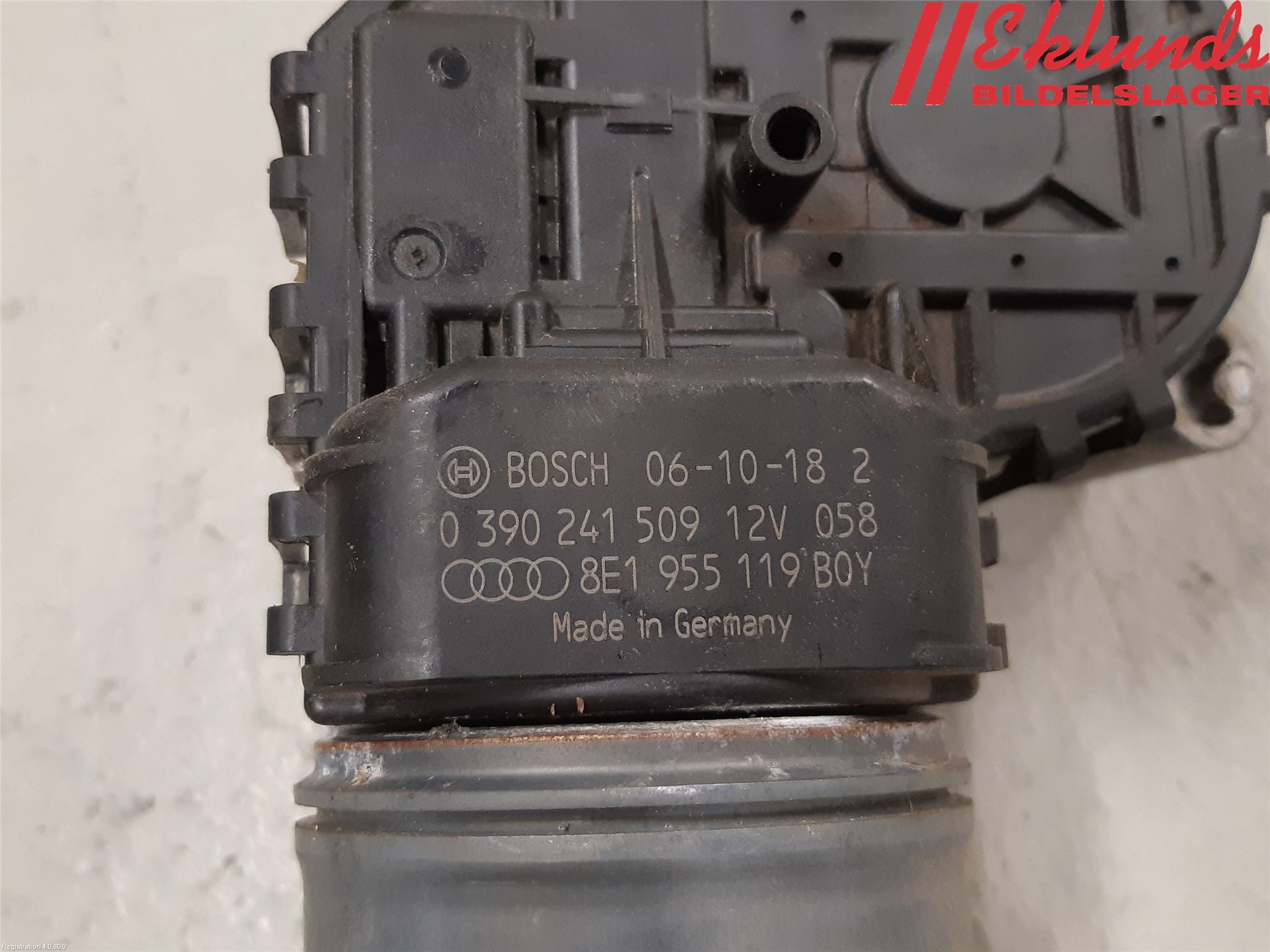 Audi A4/S4 05-07 Torkarmotor Vindruta