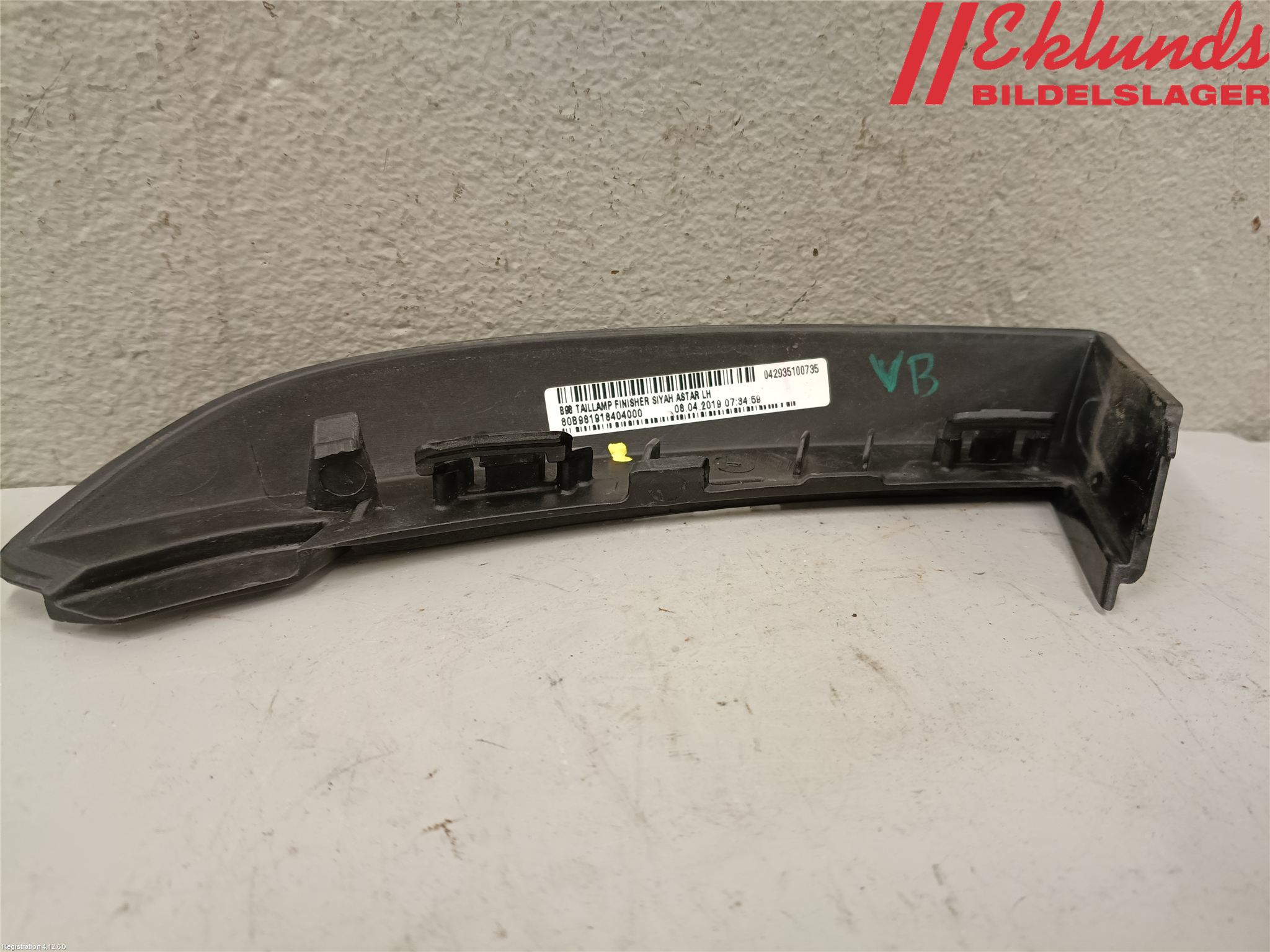 Renault CLIO IV 16-19 Bakljussarg