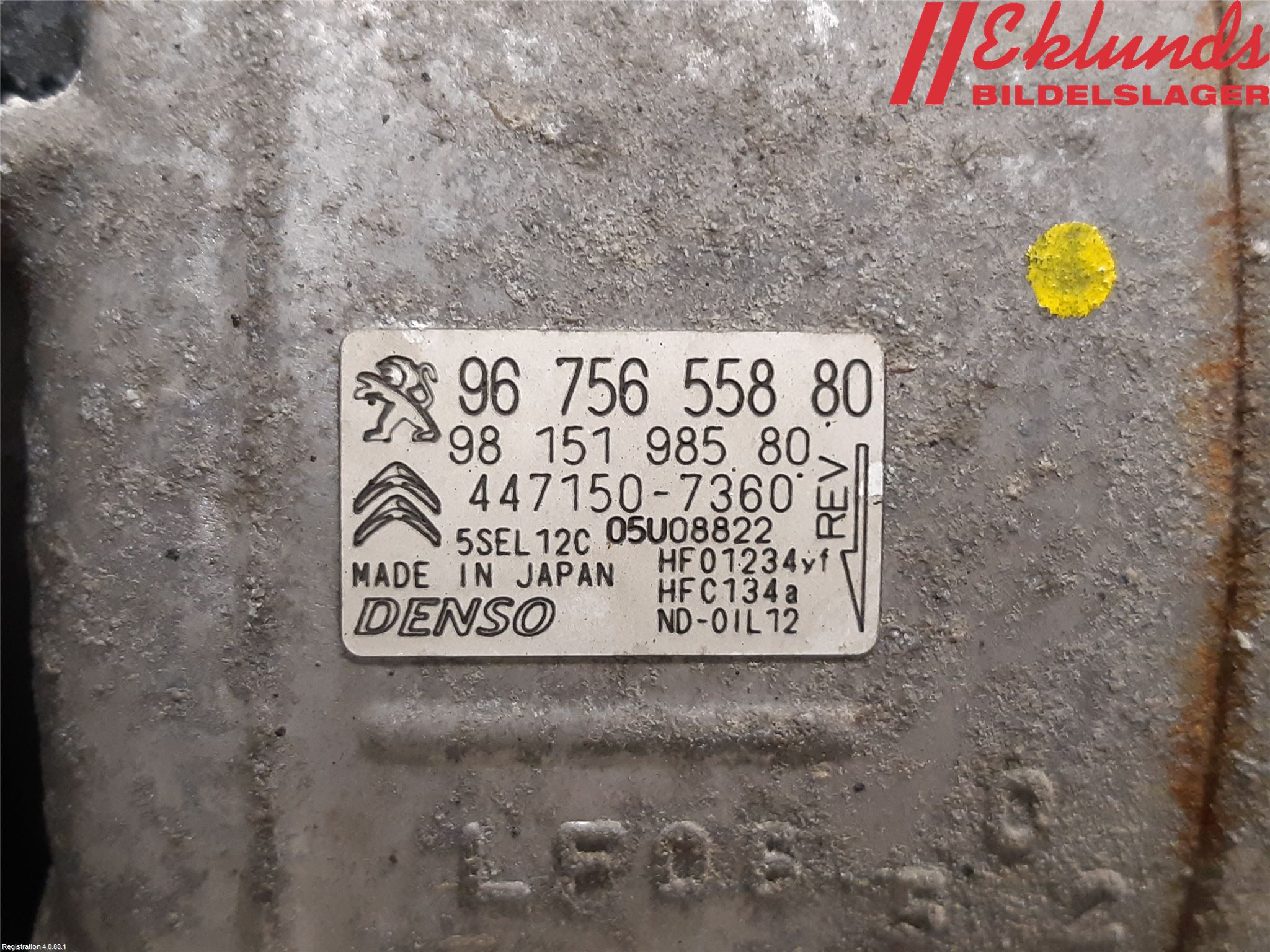 Opel CROSSLAND X 18- Ac Kompressor