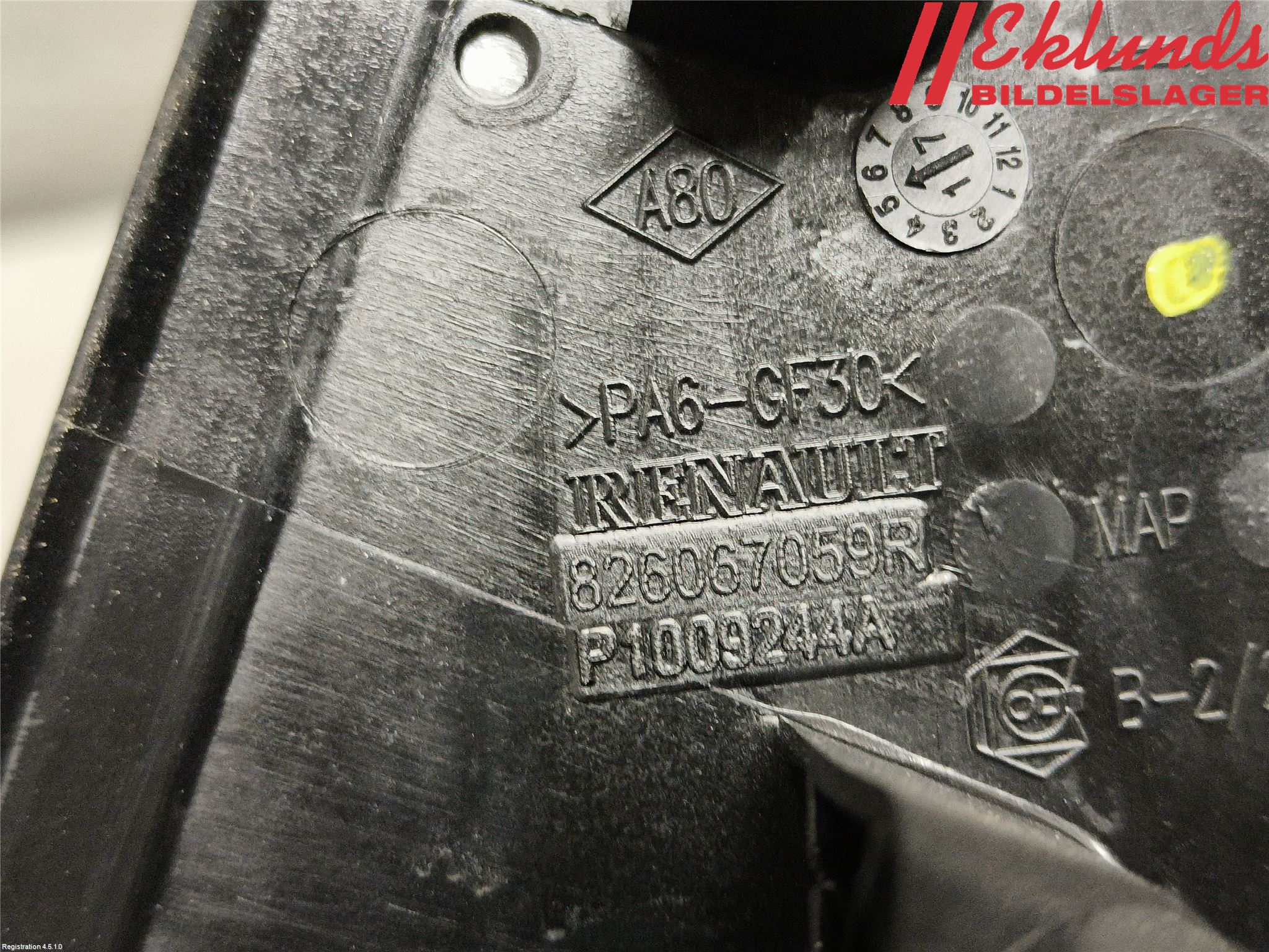 Renault CLIO IV 16-19 Dörrhandtag Yttre Vä