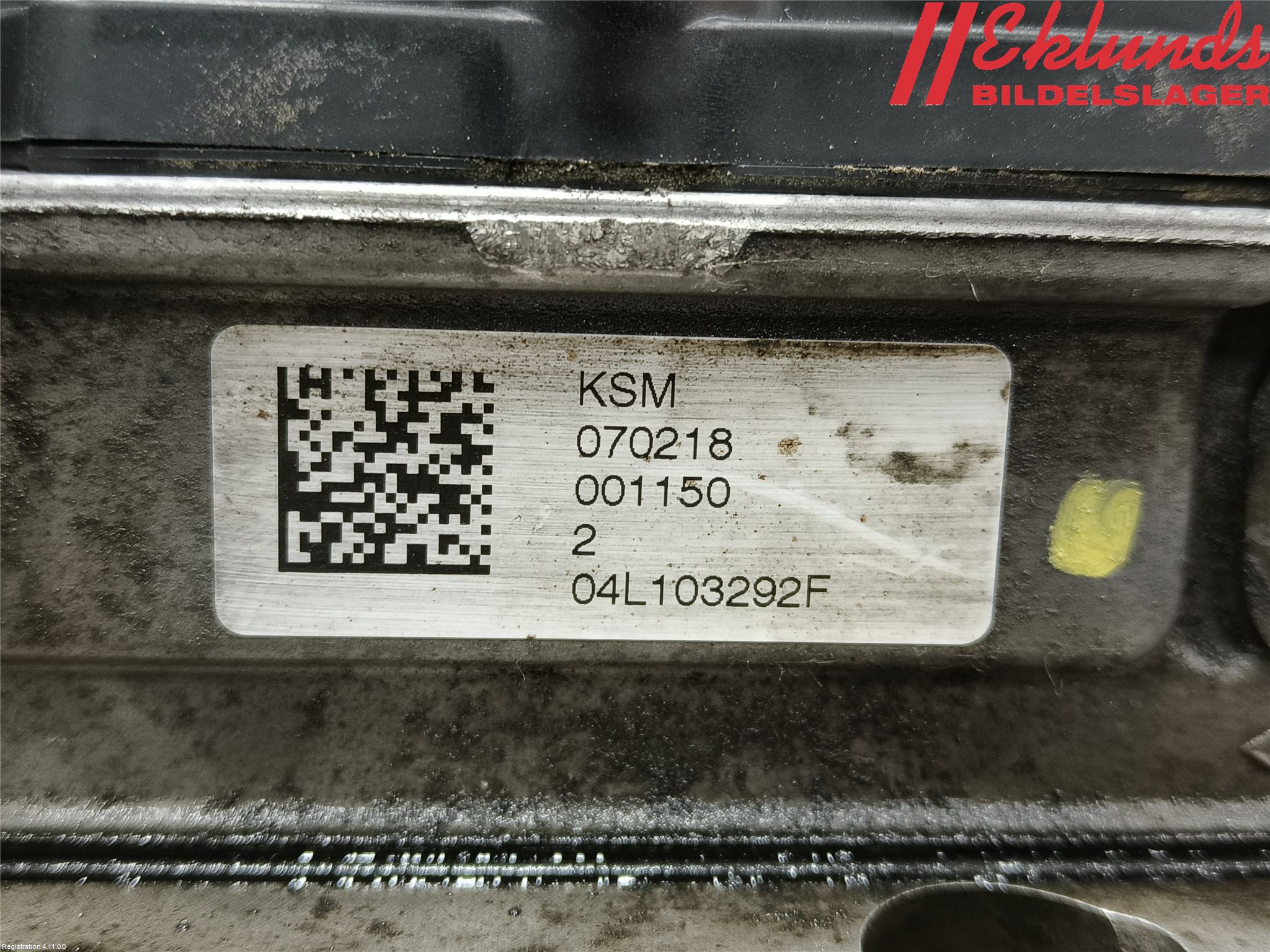 Volkswagen VW PASSAT 15-19 Topplock Diesel