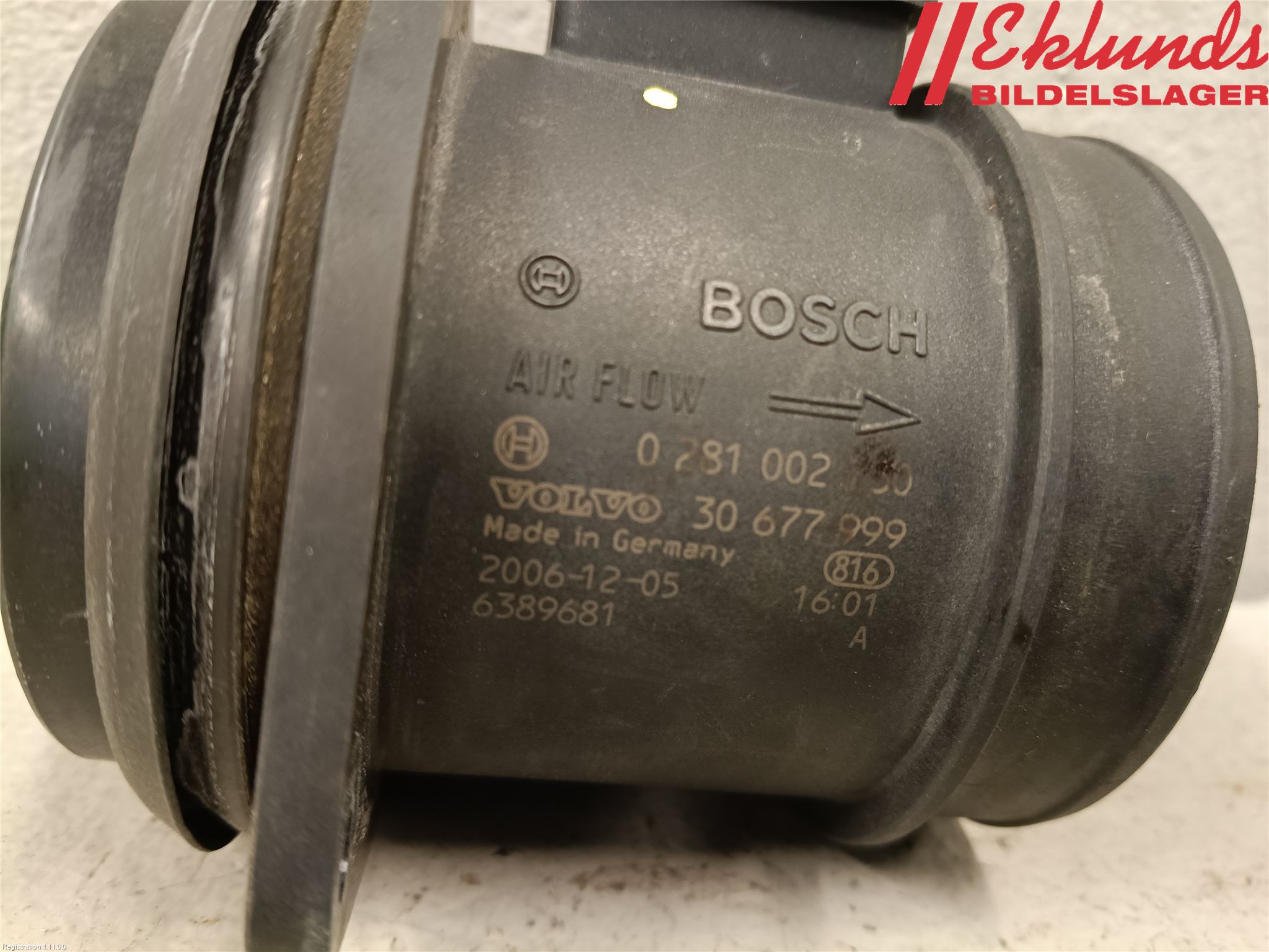 Volvo S80 07-13 Injluftmassamätare