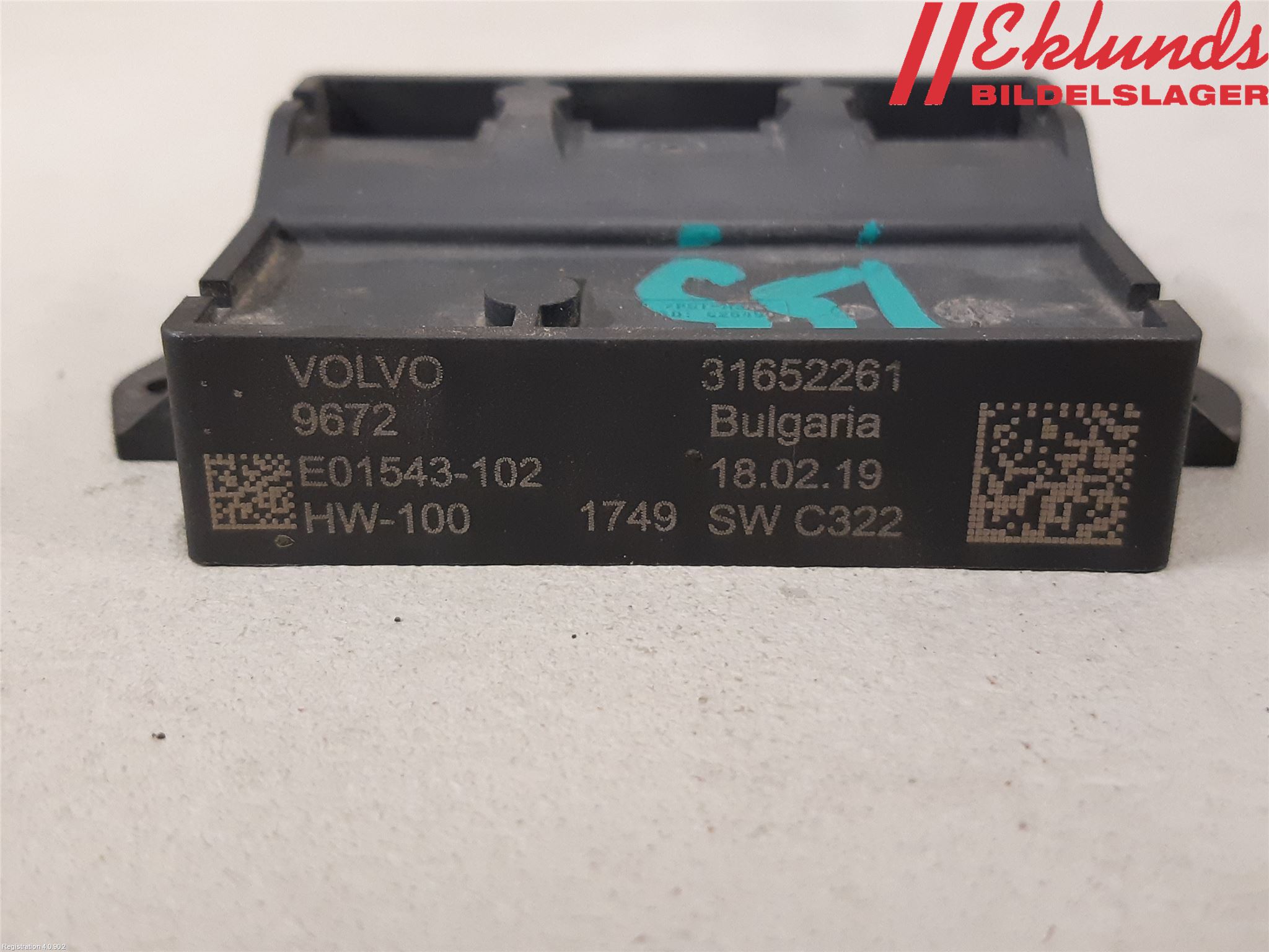 Volvo S60 19- Bakluckeöppnare Automatisk
