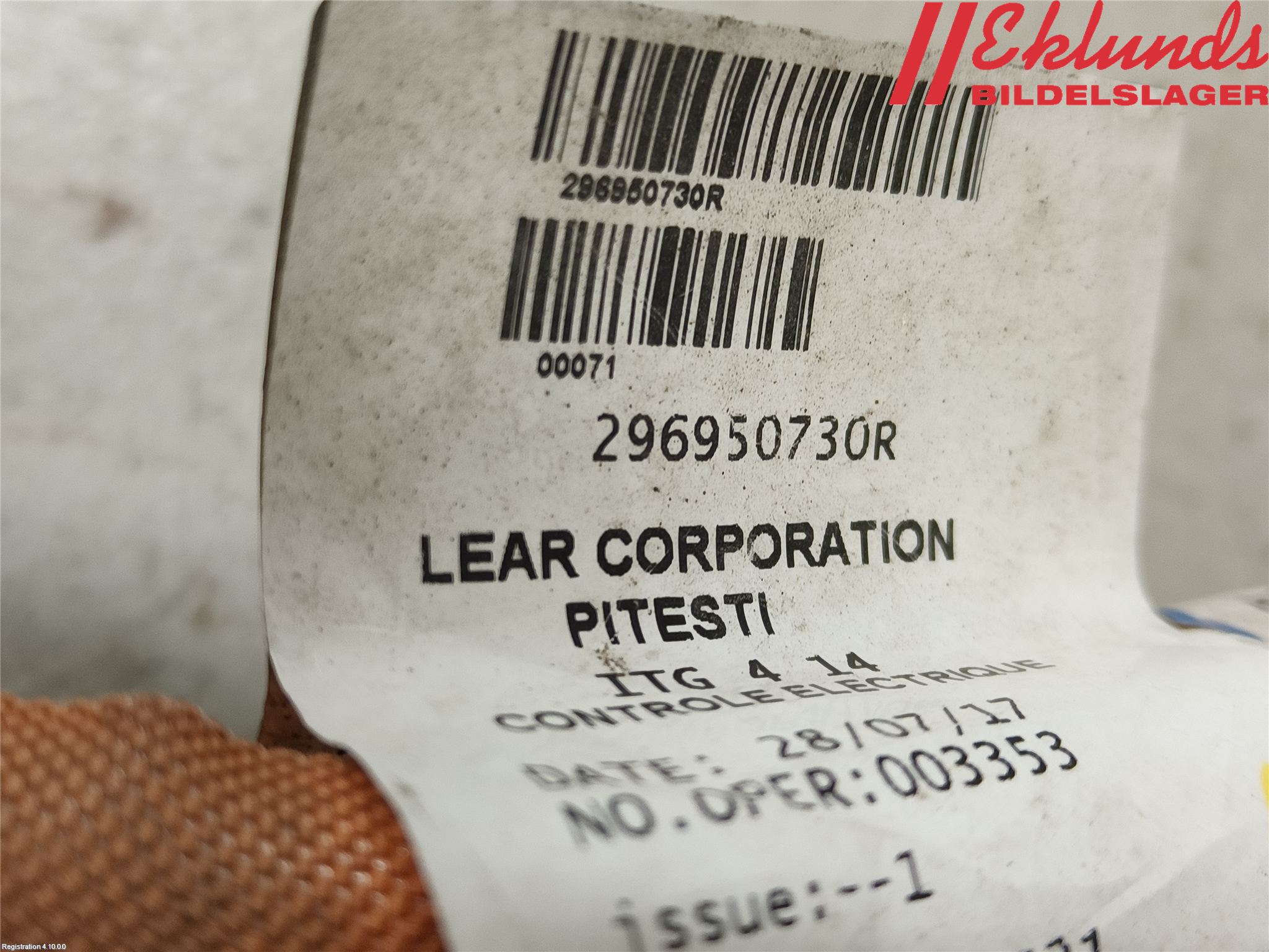 Renault ZOE/E-TECH 13- Front Övrigt