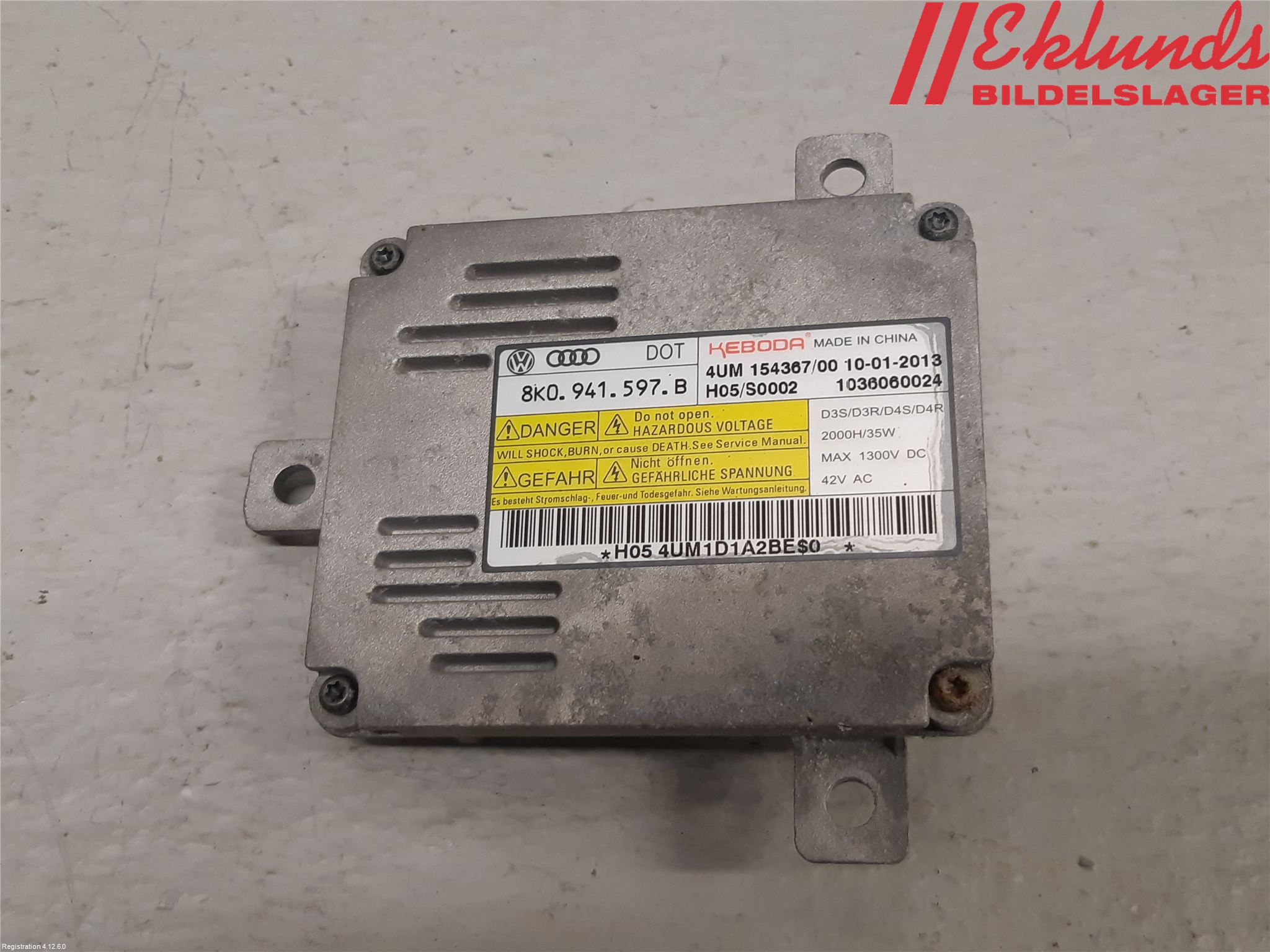 Audi A3/S3 8V 13-20 Styrenhet Strålkastare