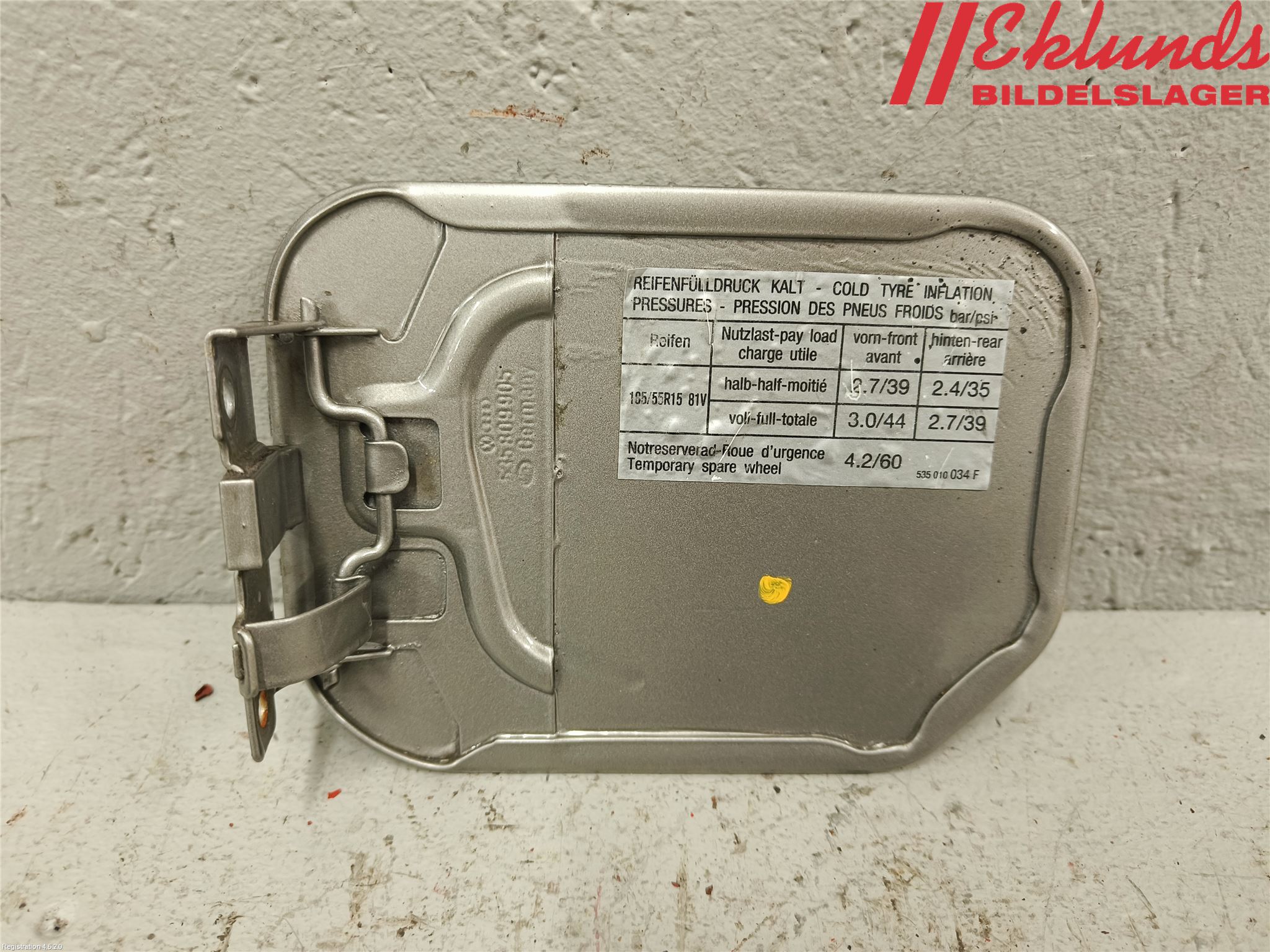 Volkswagen VW CORRADO Tanklucka