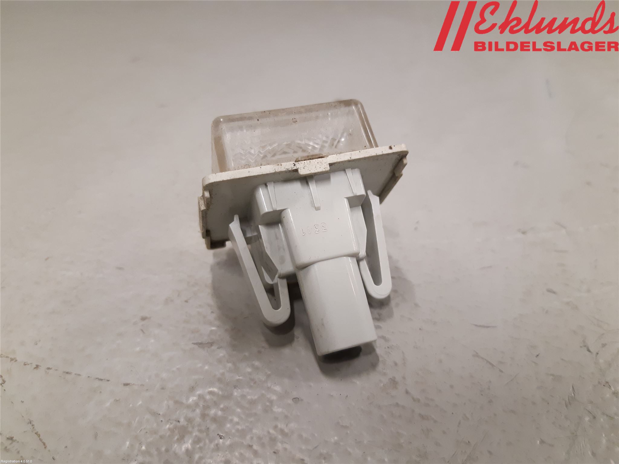 Mercedes-Benz MB E-KLASS (W212) 09-16 Skylt Belysning