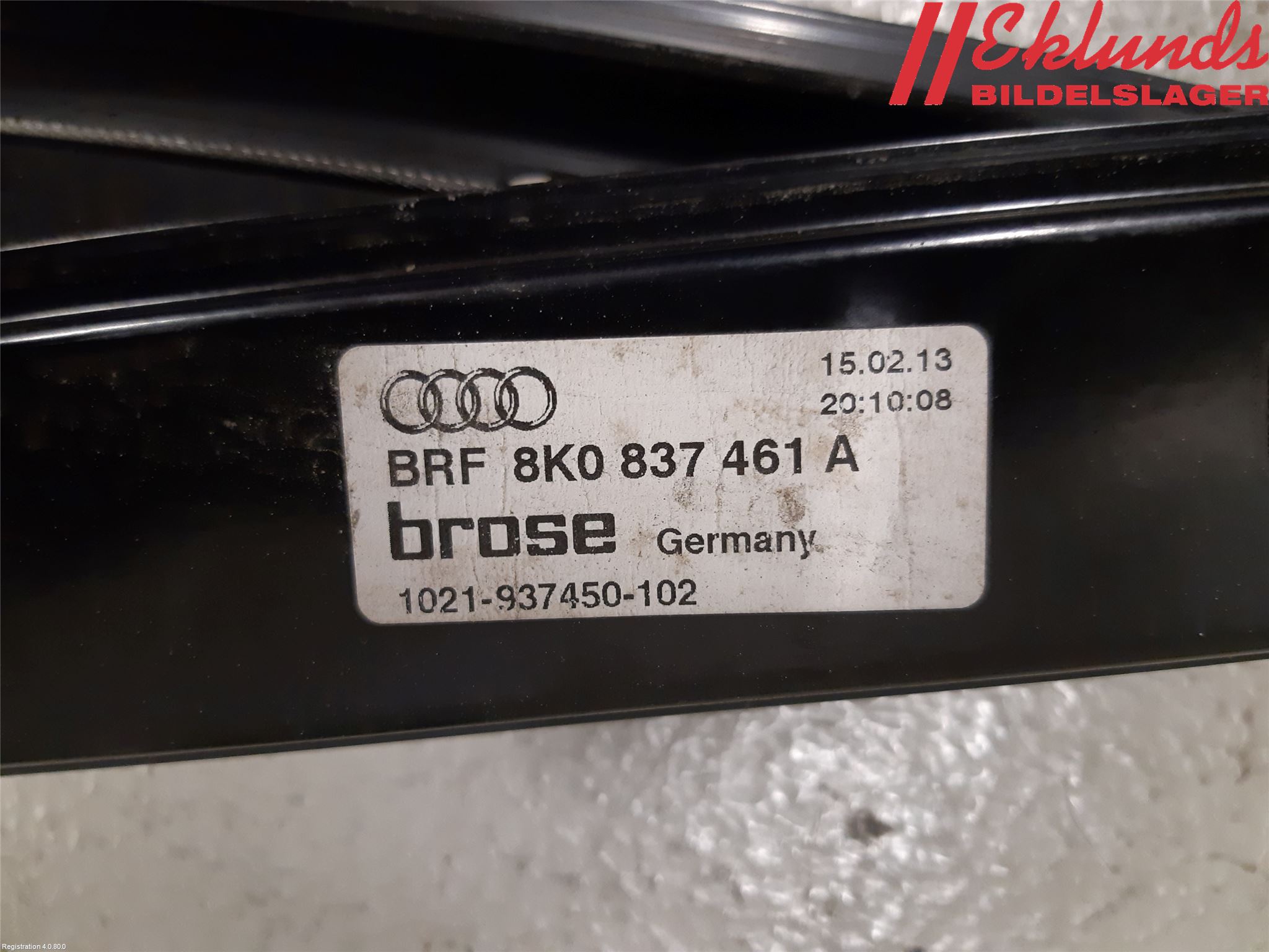 Audi A4 ALLROAD 09-16 Fönsterhiss El Kompl