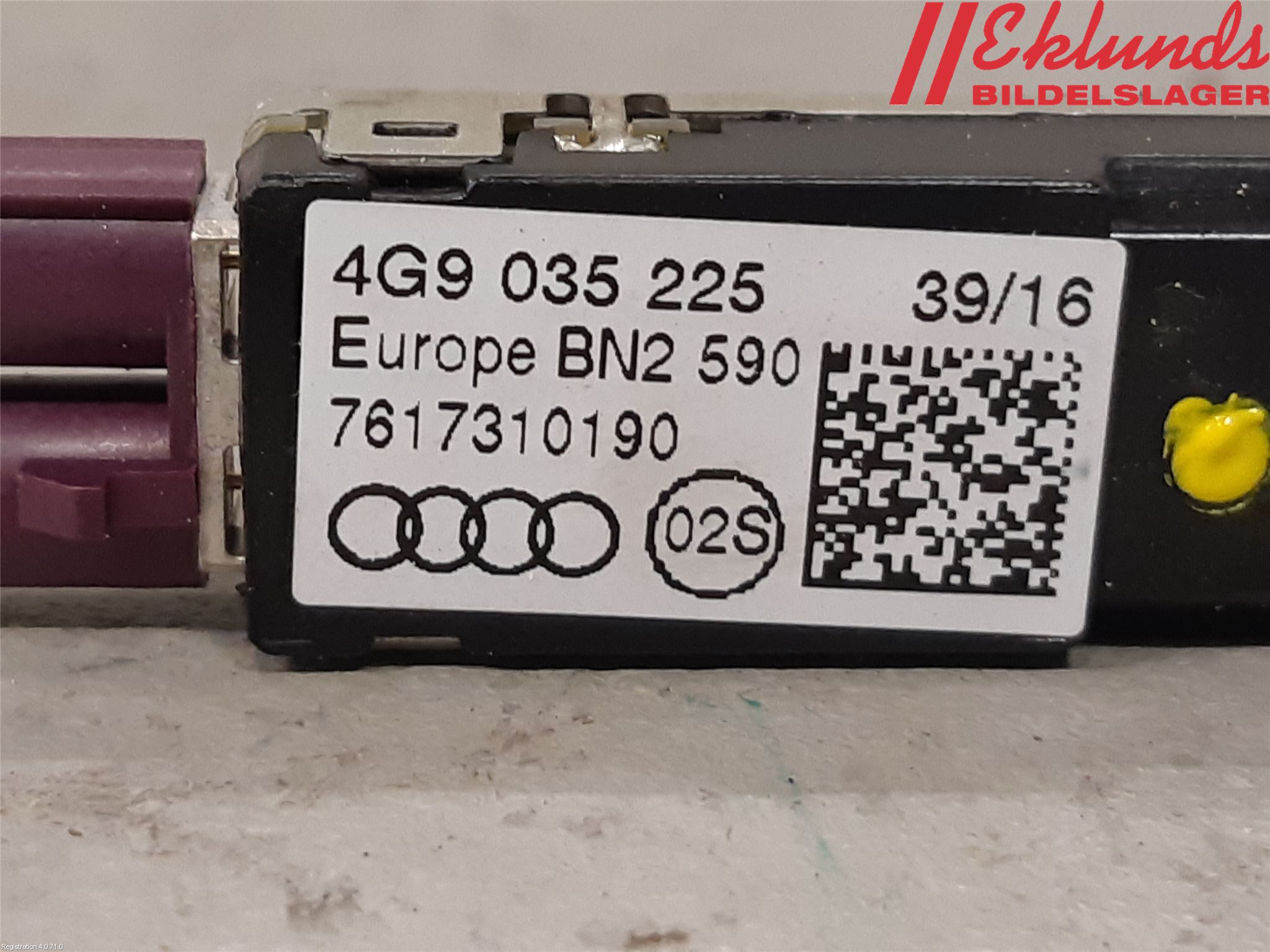 Audi A6 ALLROAD 12-18 Antennförstärkare