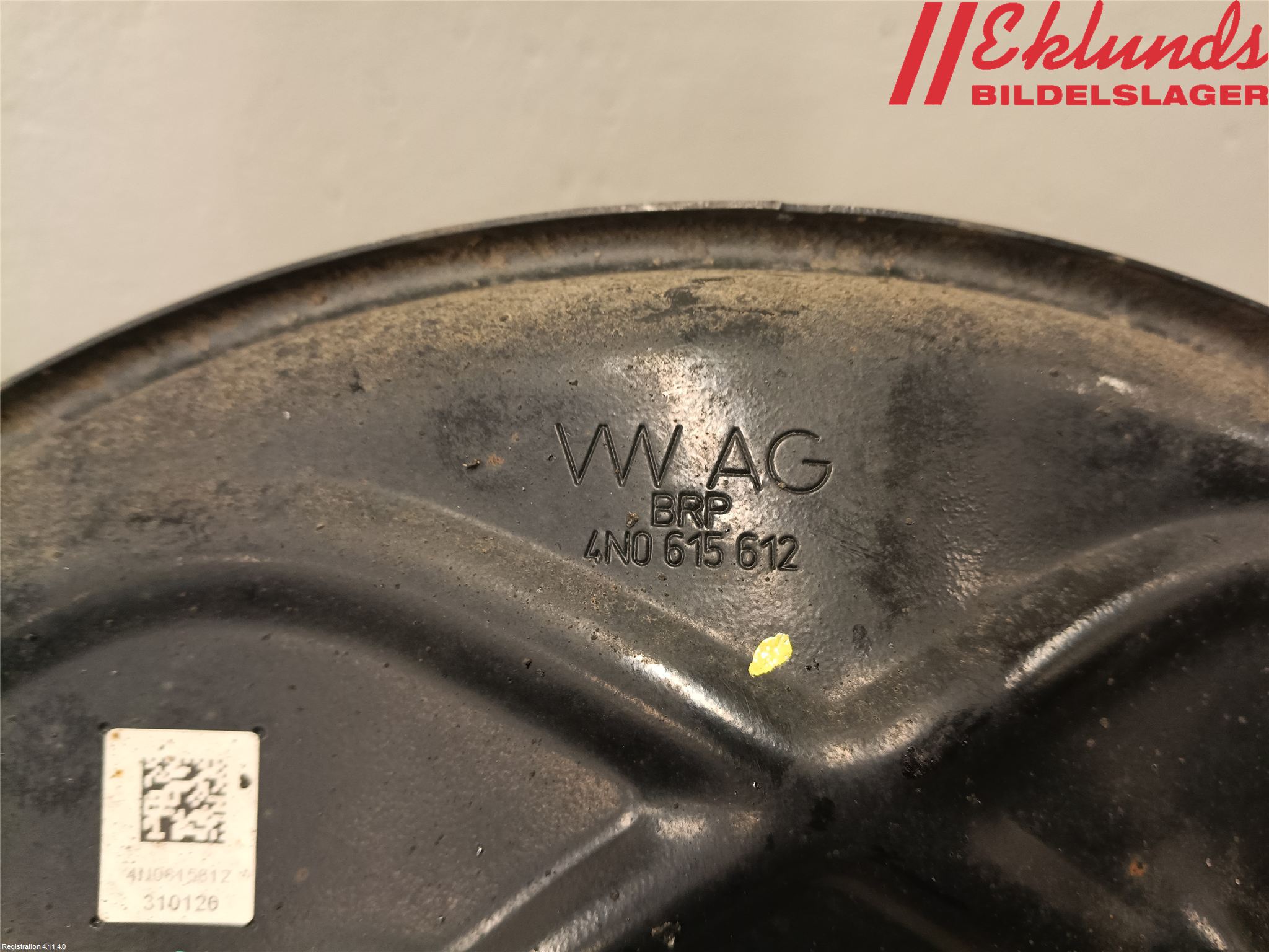 Audi E-TRON, S GE 19- Bromssköld Bak