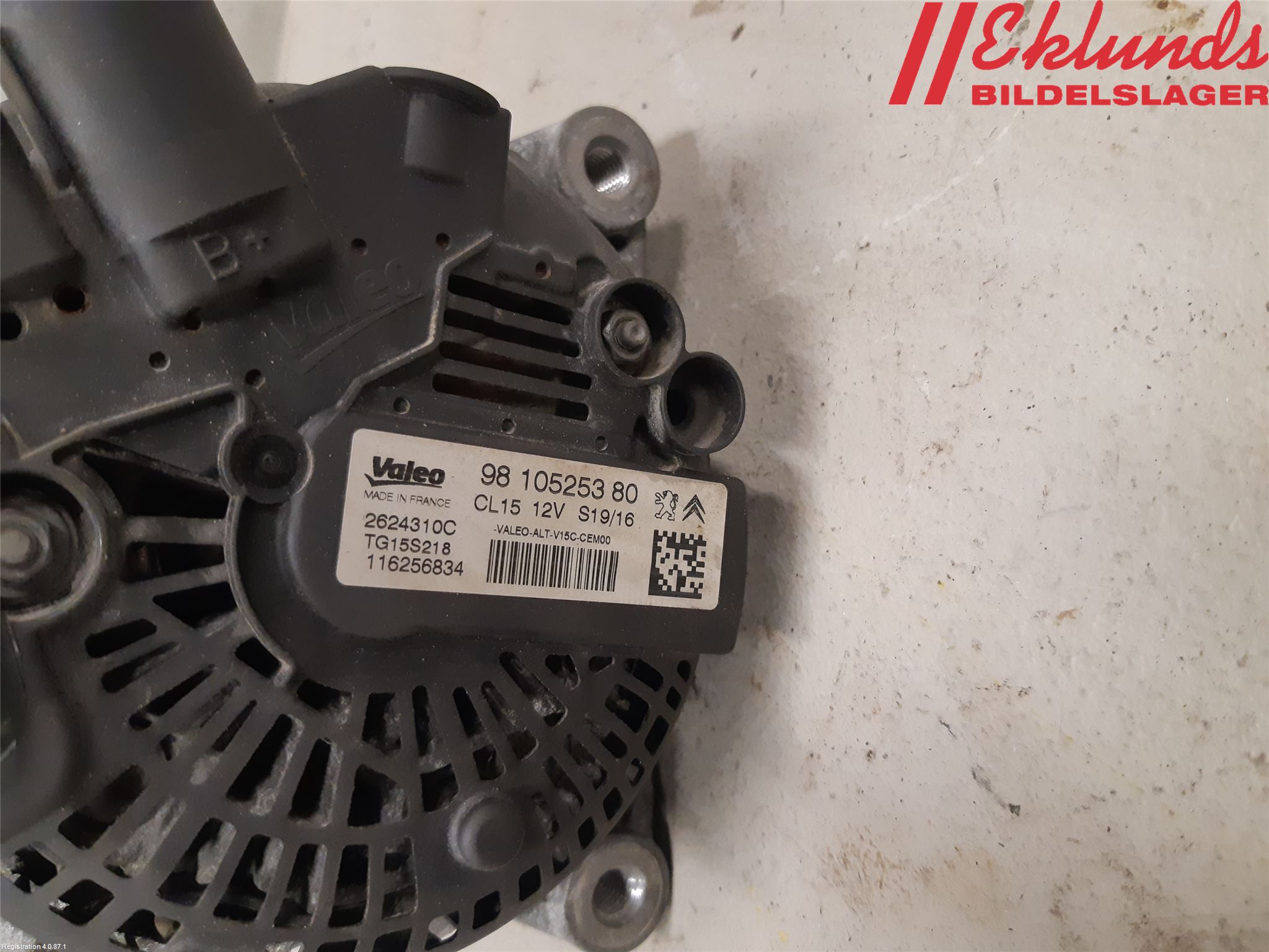 Citroen BERLINGO 08-18 Generator