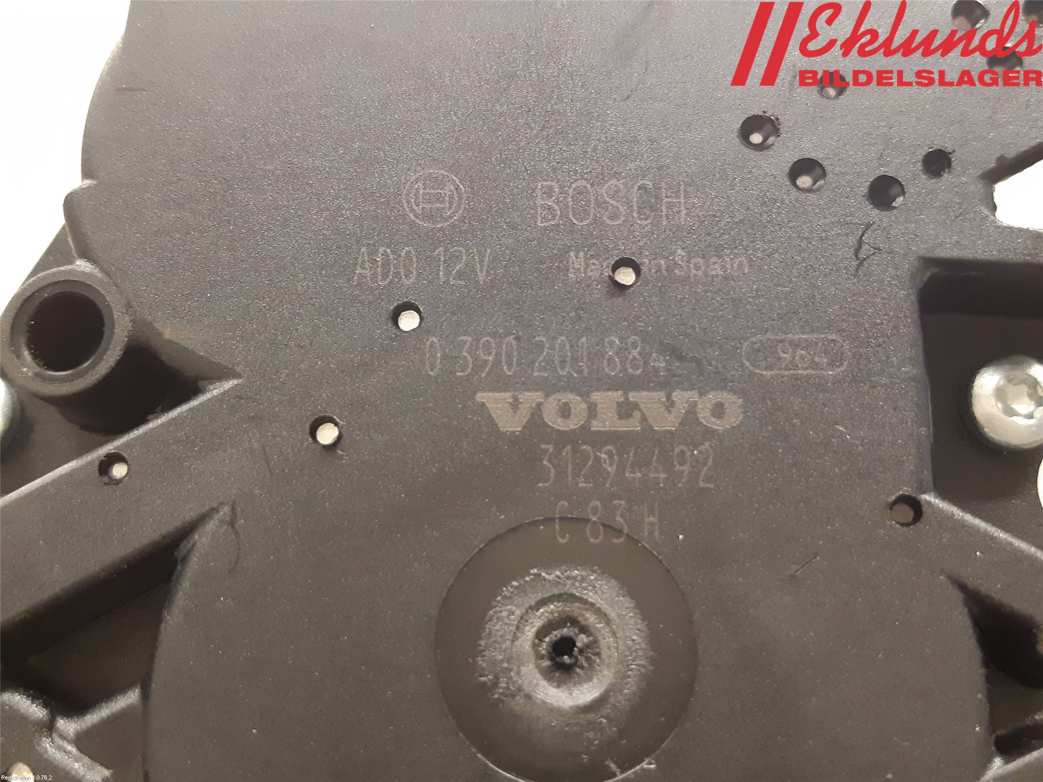 Volvo V60 CROSS COUNTRY 16-18 Torkarmotor Baklucka
