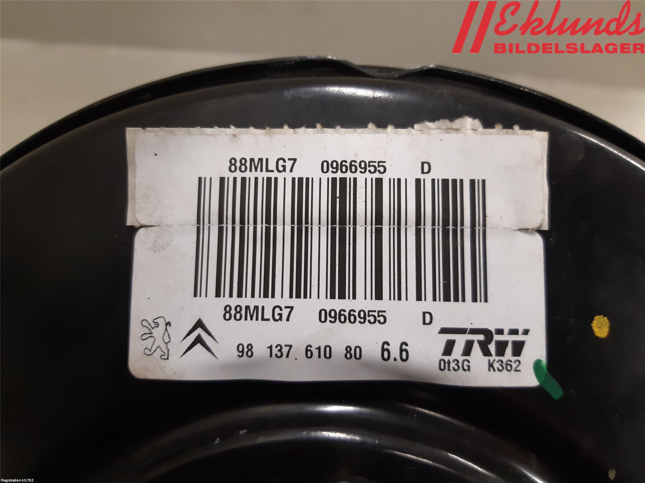 Citroen C3 AIRCROSS 18-23 Bromsservo