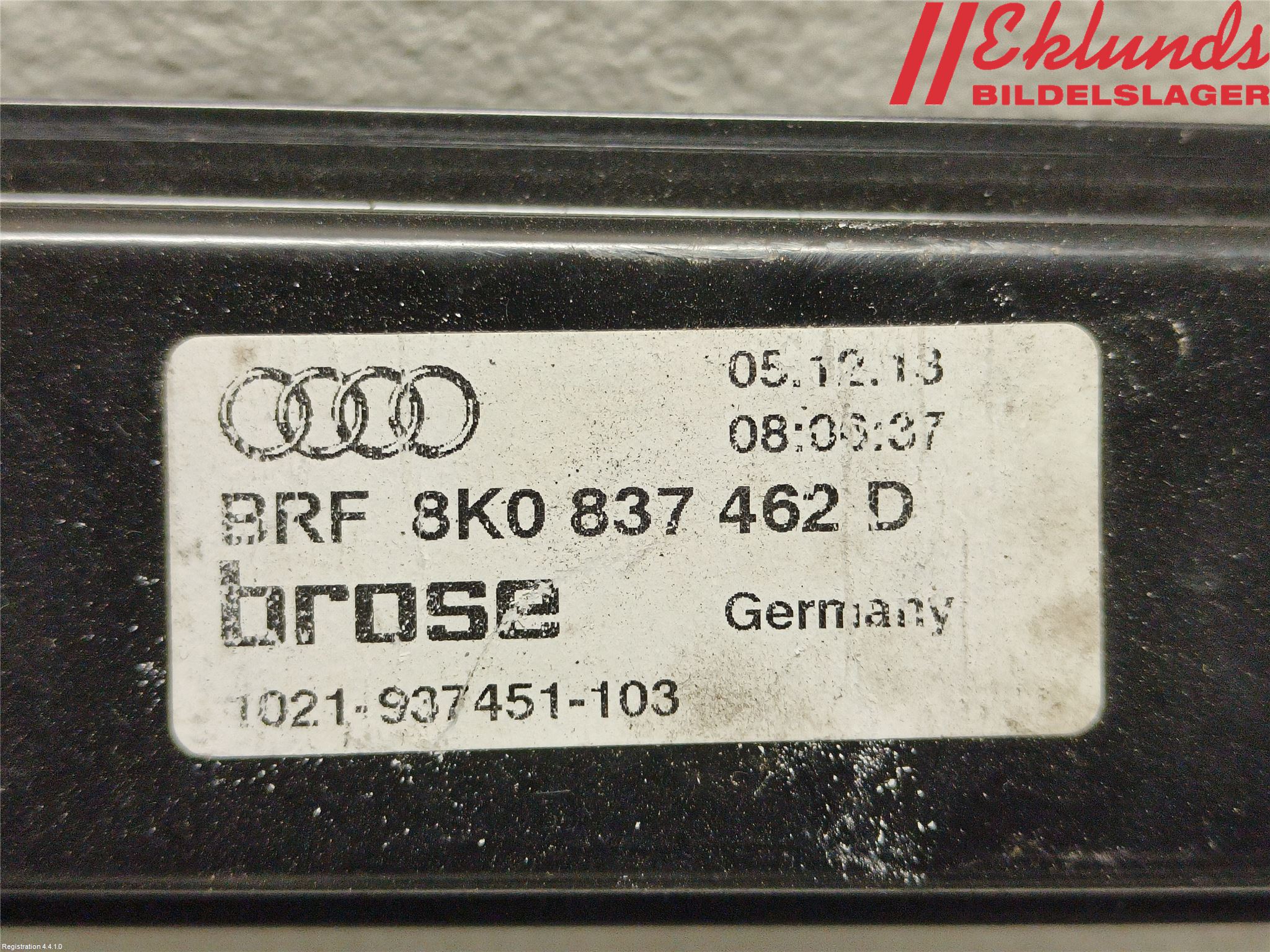 Audi A4 12-15 Fönsterhiss El Kompl