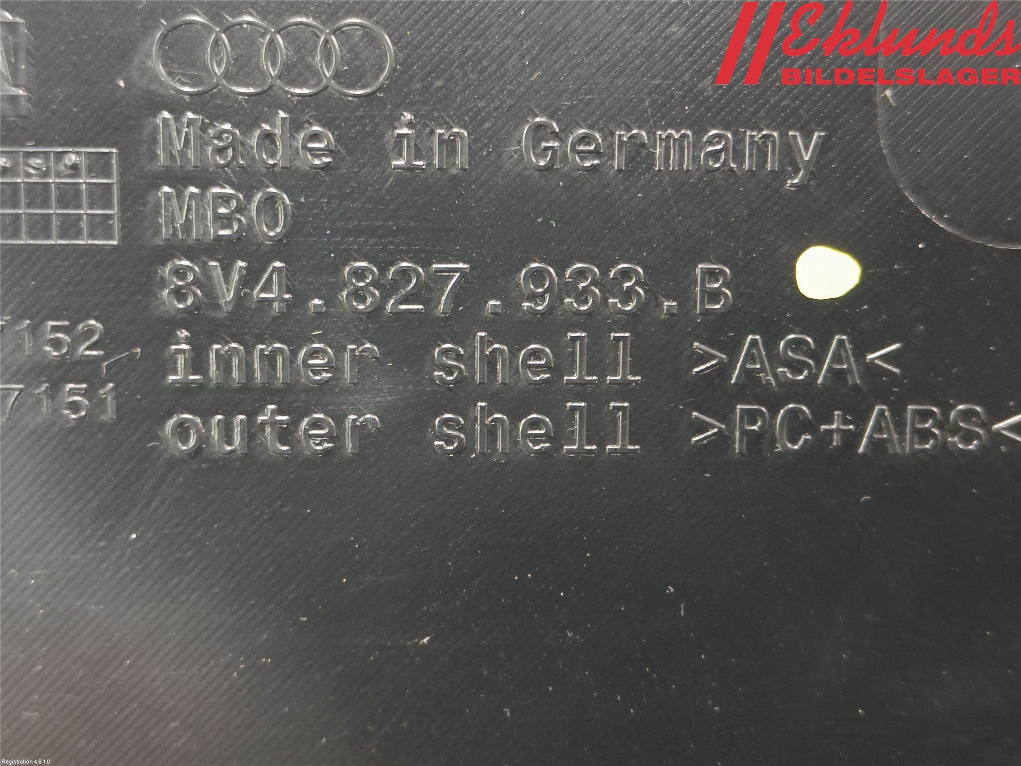 Audi A3/S3 8V 13-20 Spoiler Baklucka