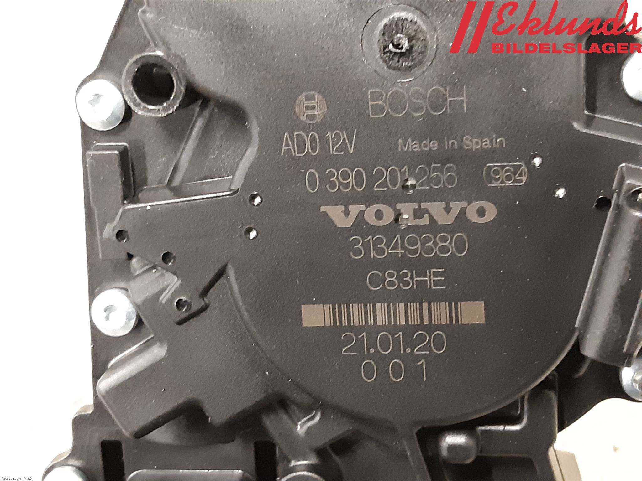 Volvo V90 17->> Torkarmotor Baklucka