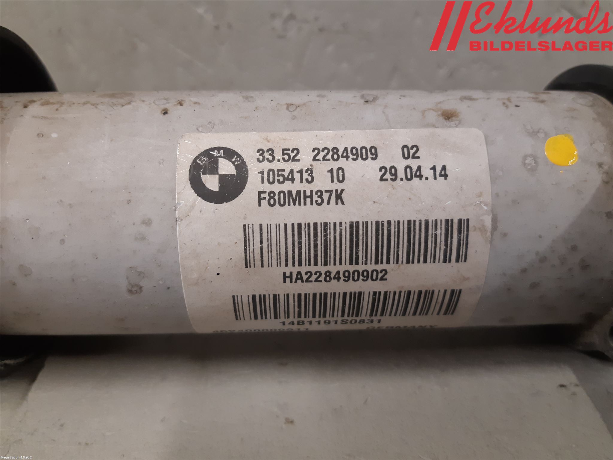 BMW 4 F32/F33/F82/F83 13-20 Stötdämpare Bak