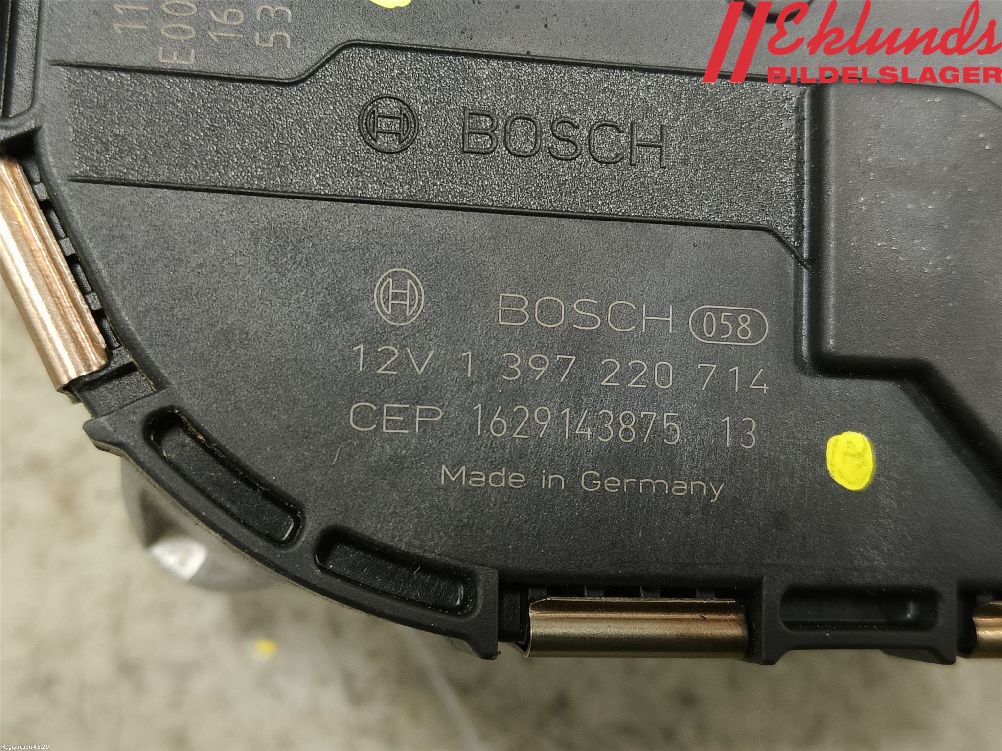 Volvo XC90/RECHARGE 16- Torkarmotor Vindruta