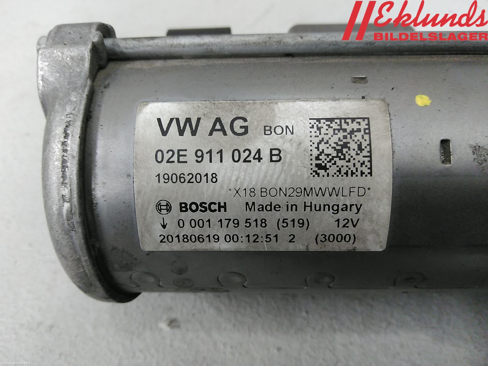 Volkswagen VW TIGUAN 16-24 Startmotor
