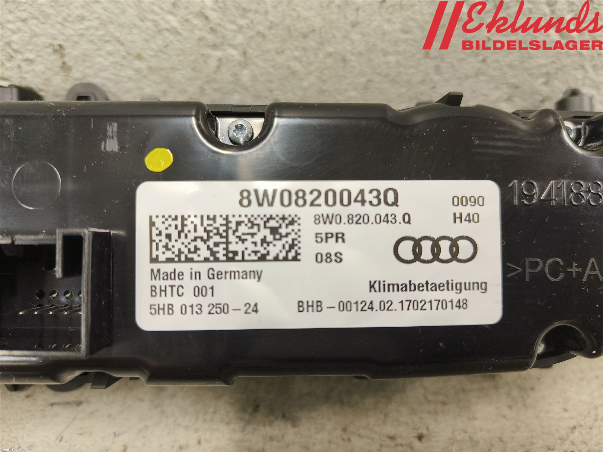 Audi A5 17- Värmereglage