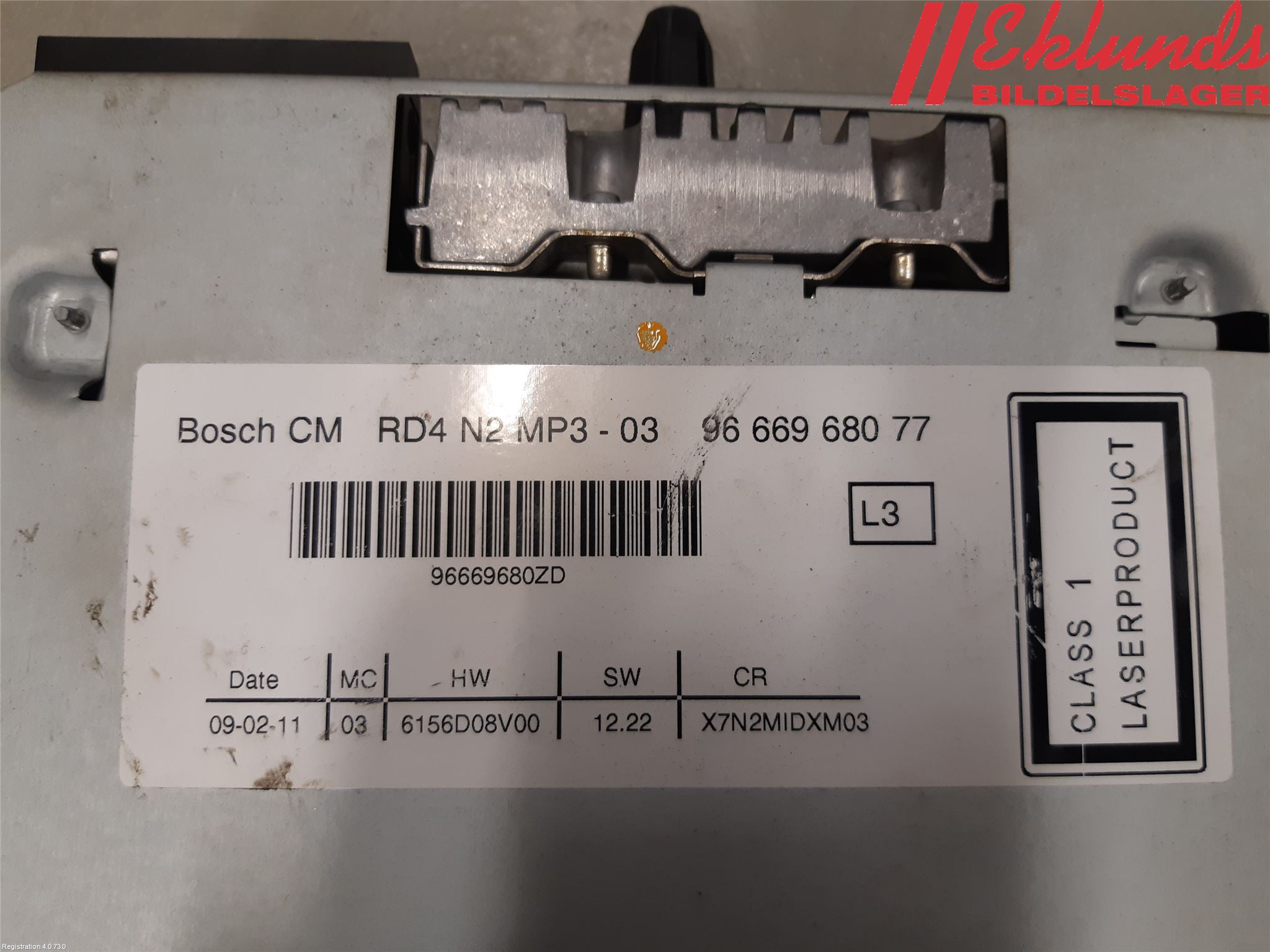 Citroen C5 08-17 Cd Radio - Multimediapanel