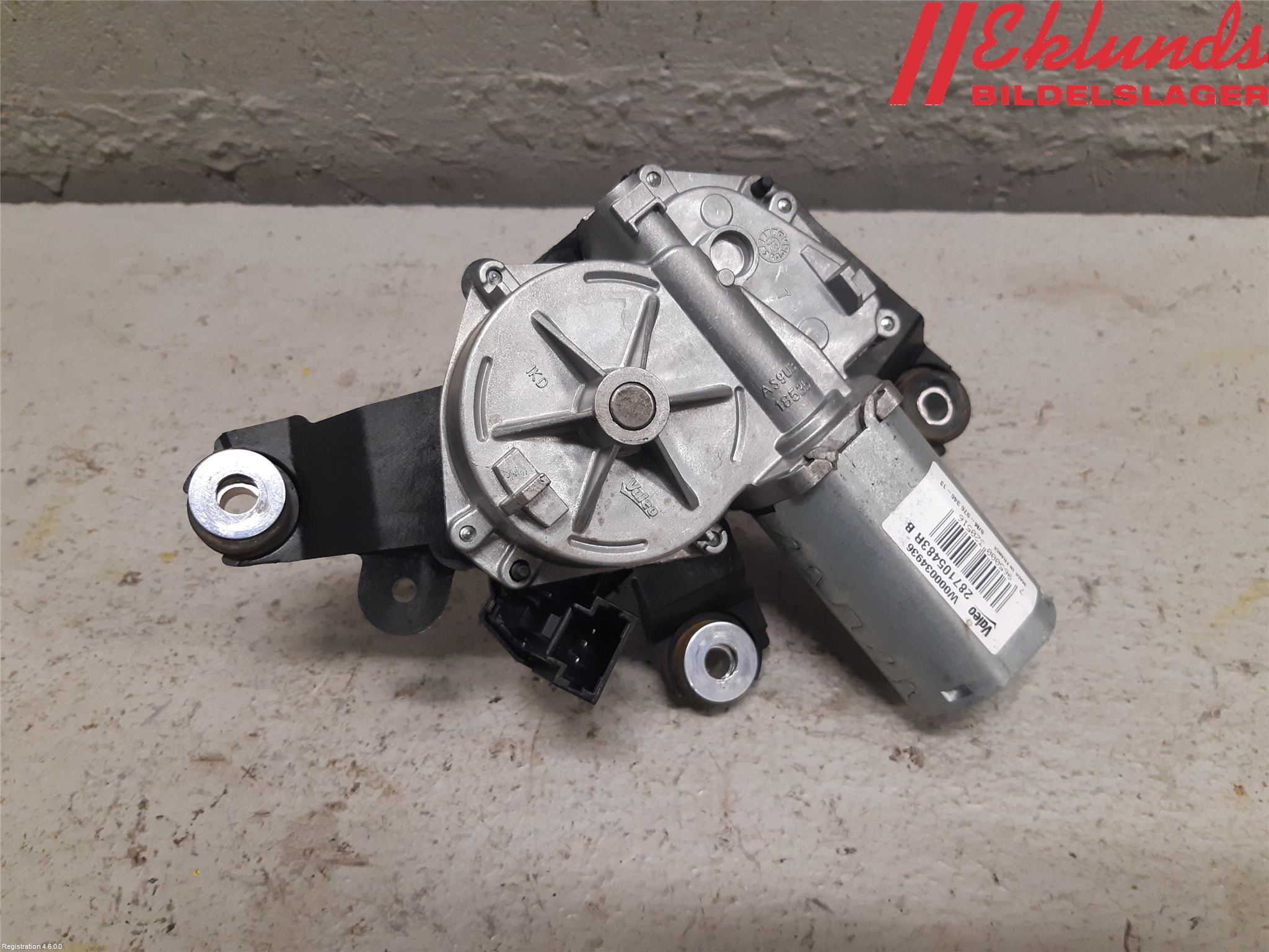 Renault CAPTUR 13-19 Torkarmotor Baklucka