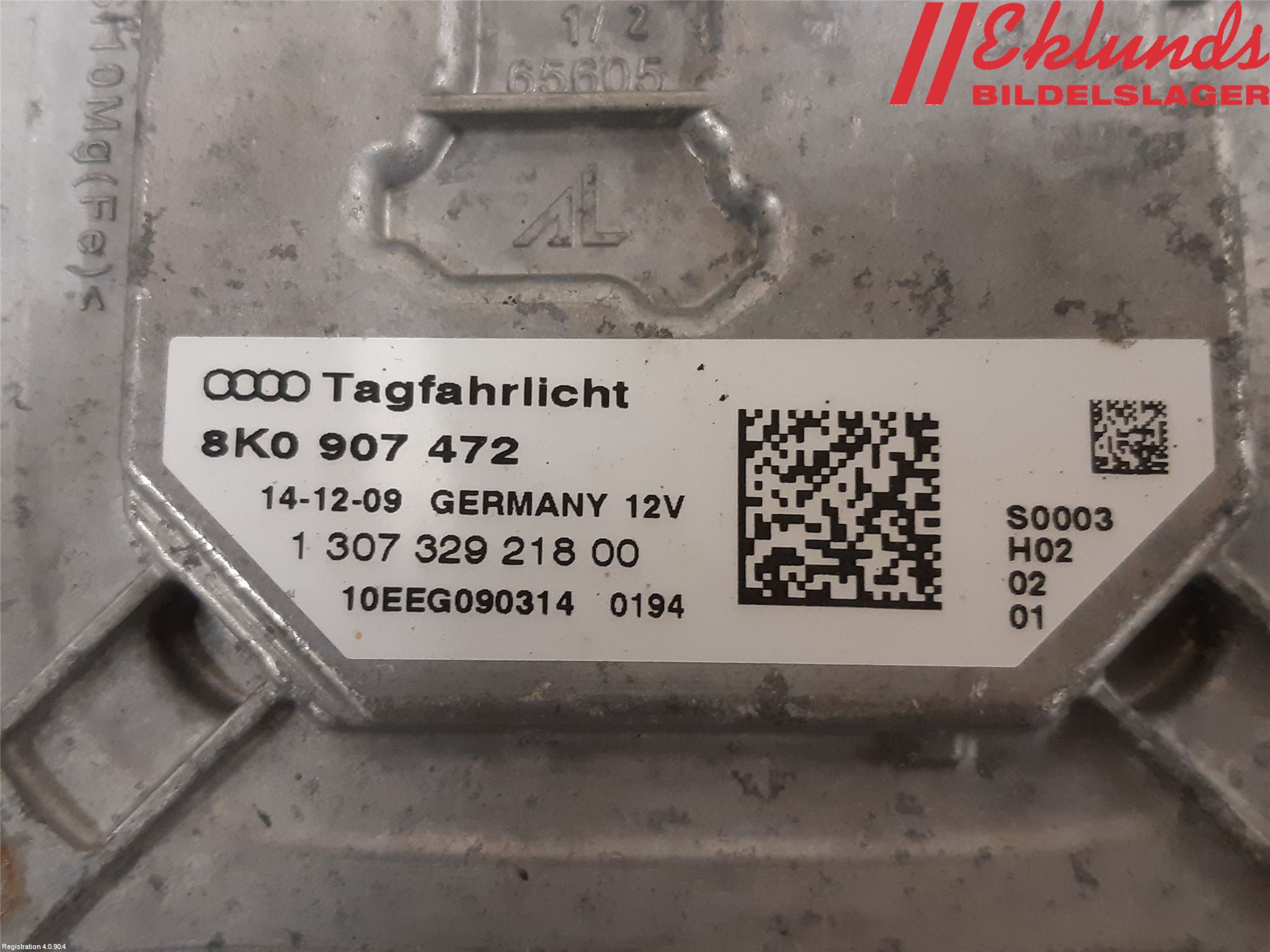 Audi A4/S4 08-11 Styrenhet Strålkastare