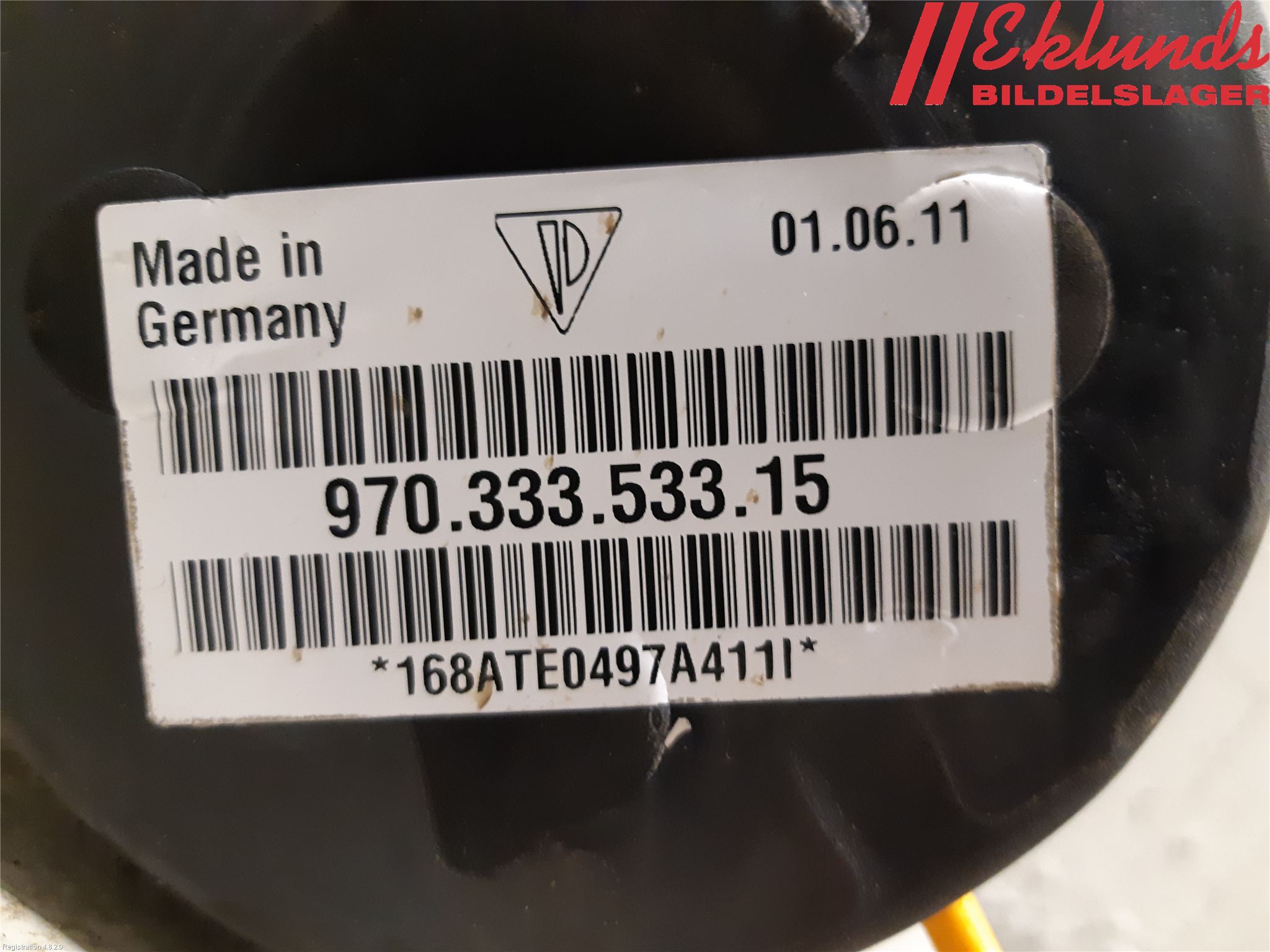 Porsche PANAMERA 09- Nivå-Luftfjädring Bälg